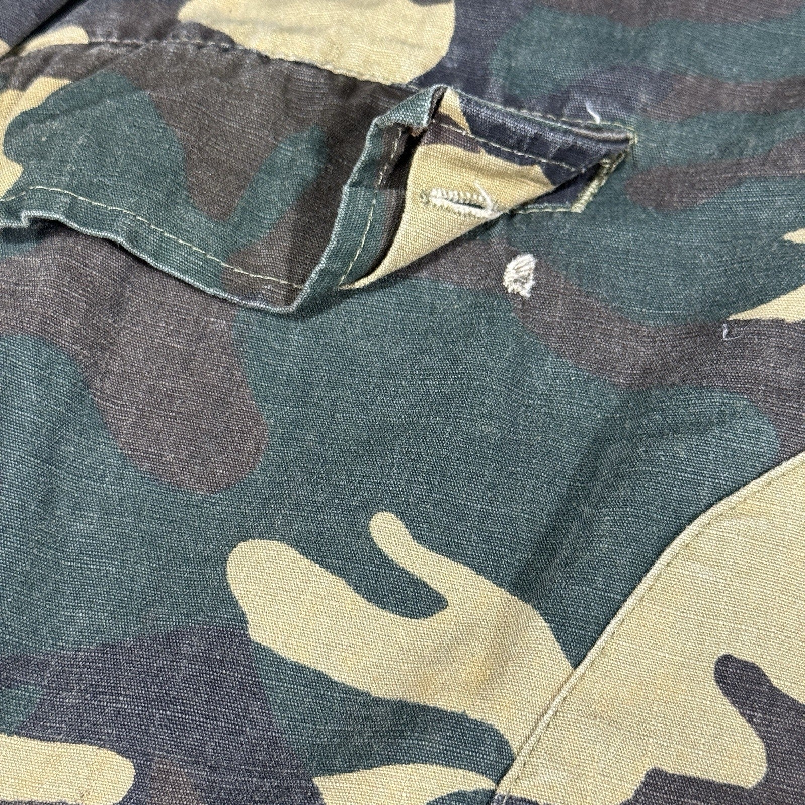 Vtg Sports Afield Woodland Camo Cargo Pants Men's L-XL 36x27 Tactical Hunting