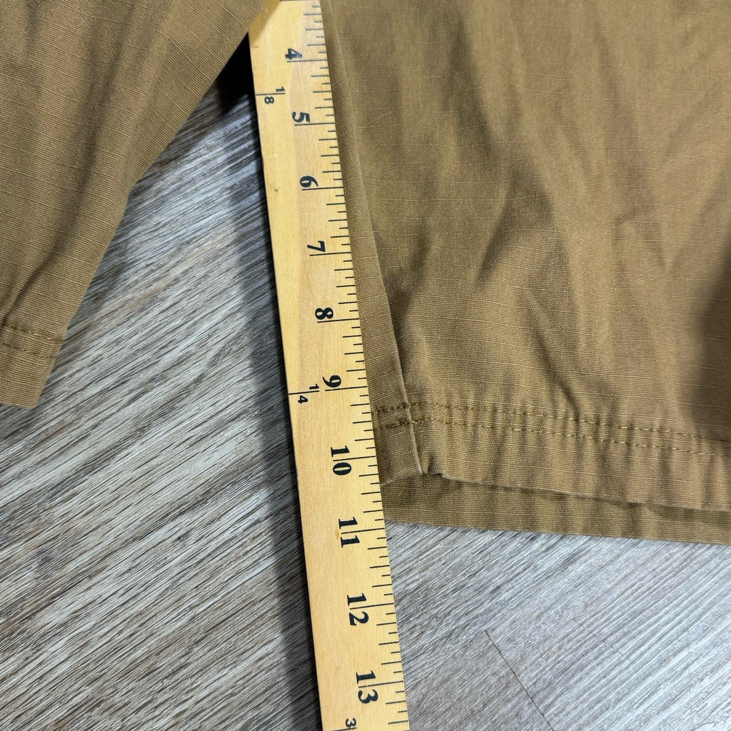Genuine Dickies Ripstop Cargo Shorts Mens 40 Brown Relaxed Fit Work Utility