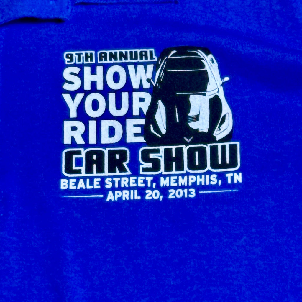 Corvette Car Show Polo Shirt Lot XL Beale Street Memphis TN ICCC 2011 2013 2016