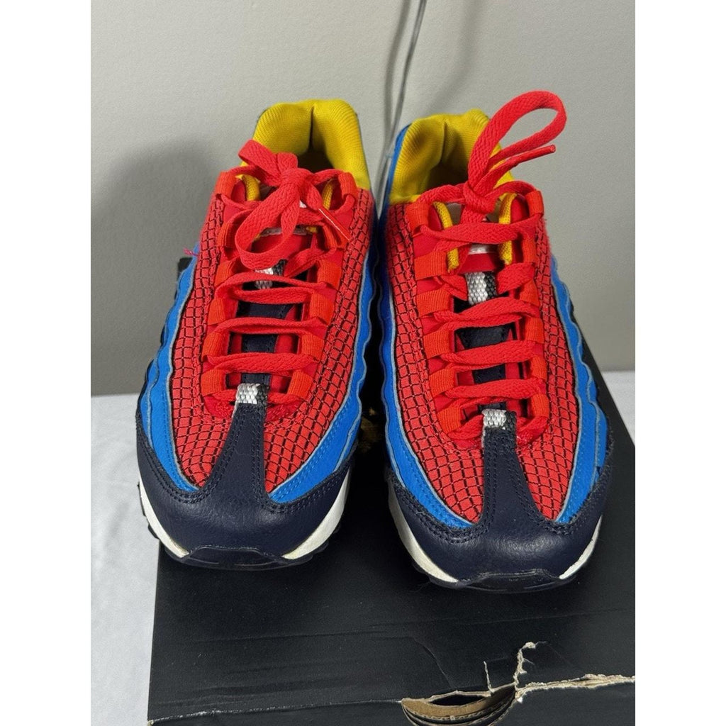 Nike Air Max 95 GS Crimson Blue Youth Sz 4.5Y AV2289-600 2018 Women's 6