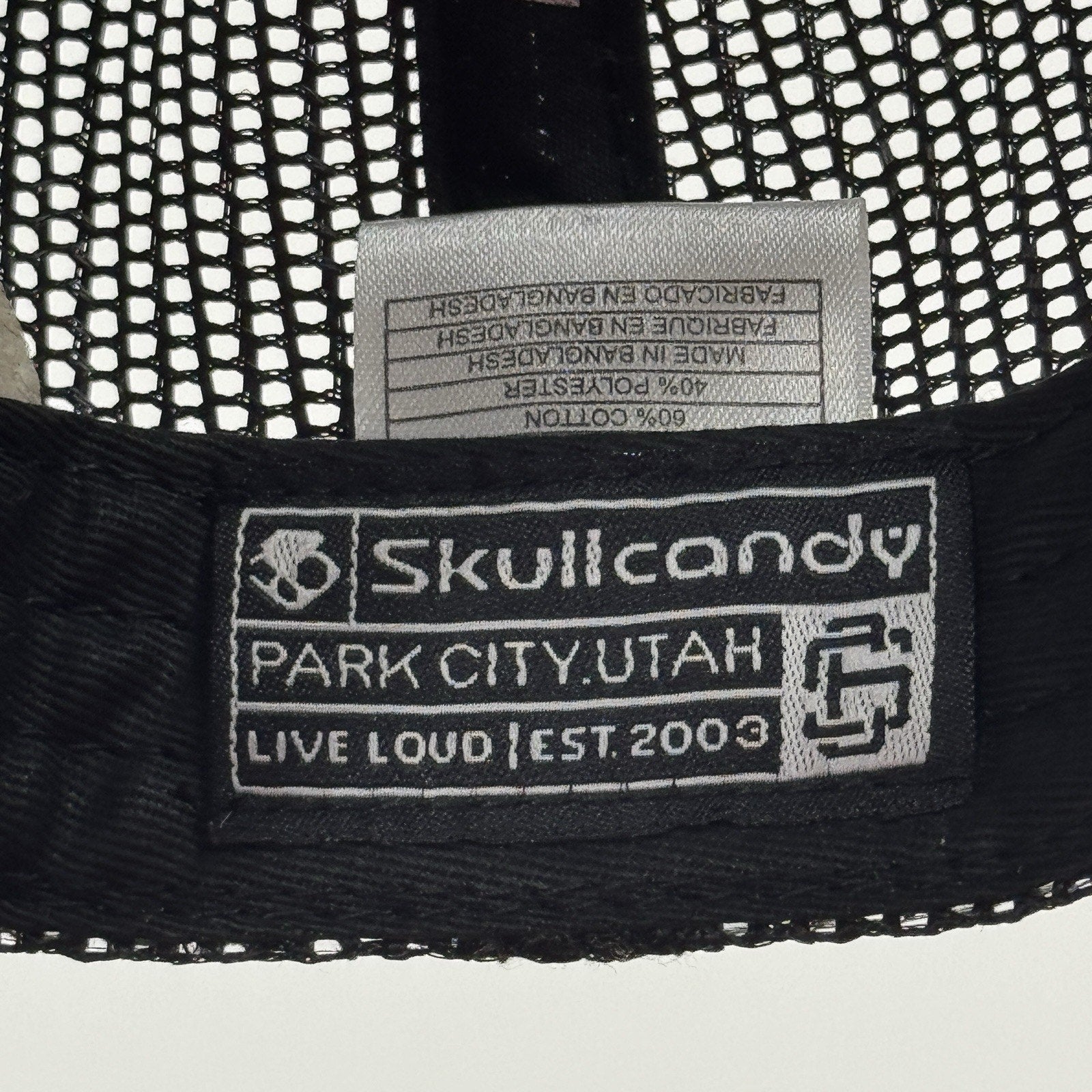 Skullcandy x The Joint Las Vegas Hard Rock Trucker Hat Rare Promo Y2K Snapback