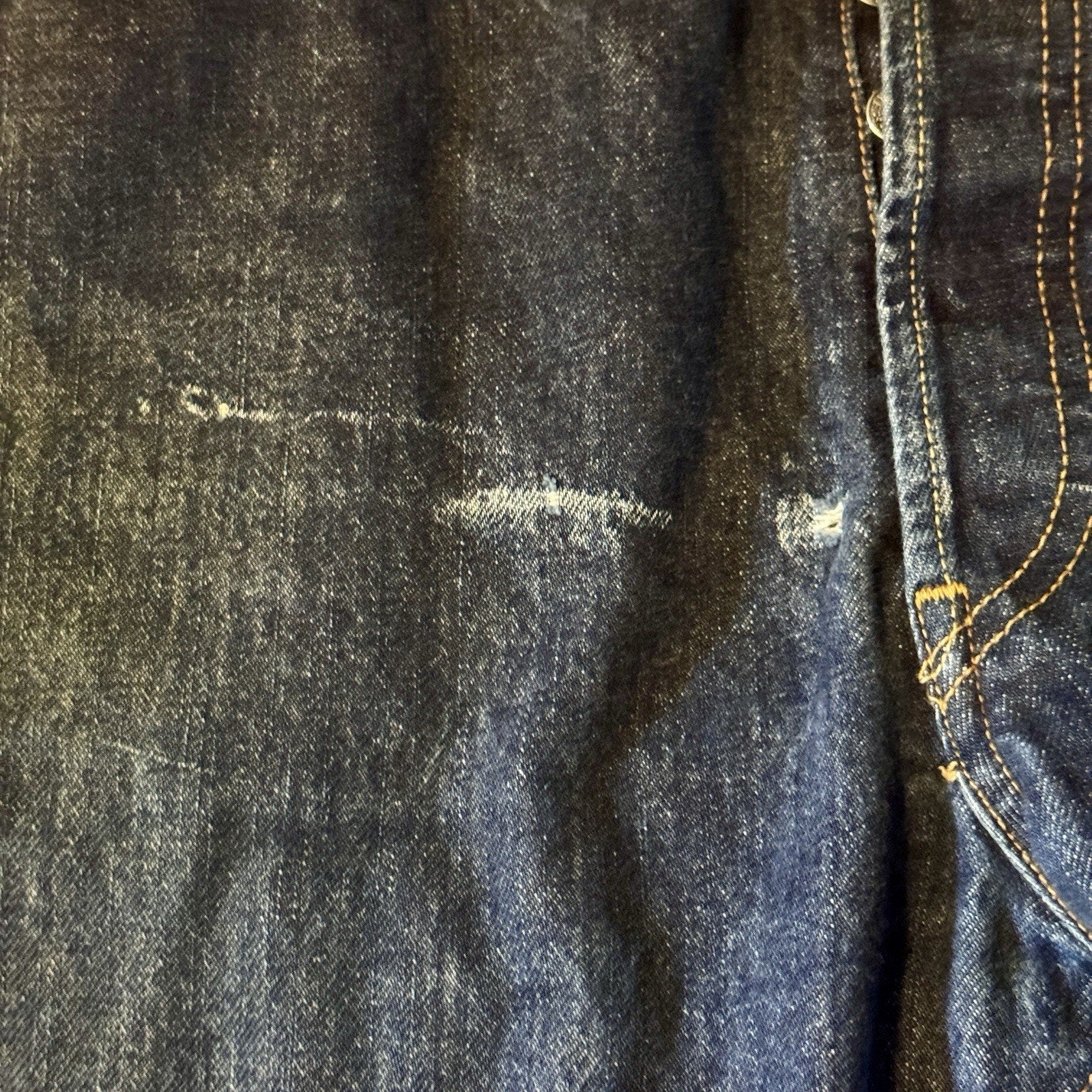 Vtg Men’s Levis 501 Denim Blue Jeans 2007 38x30 Dark Rinse Indigo Button Fly Y2K