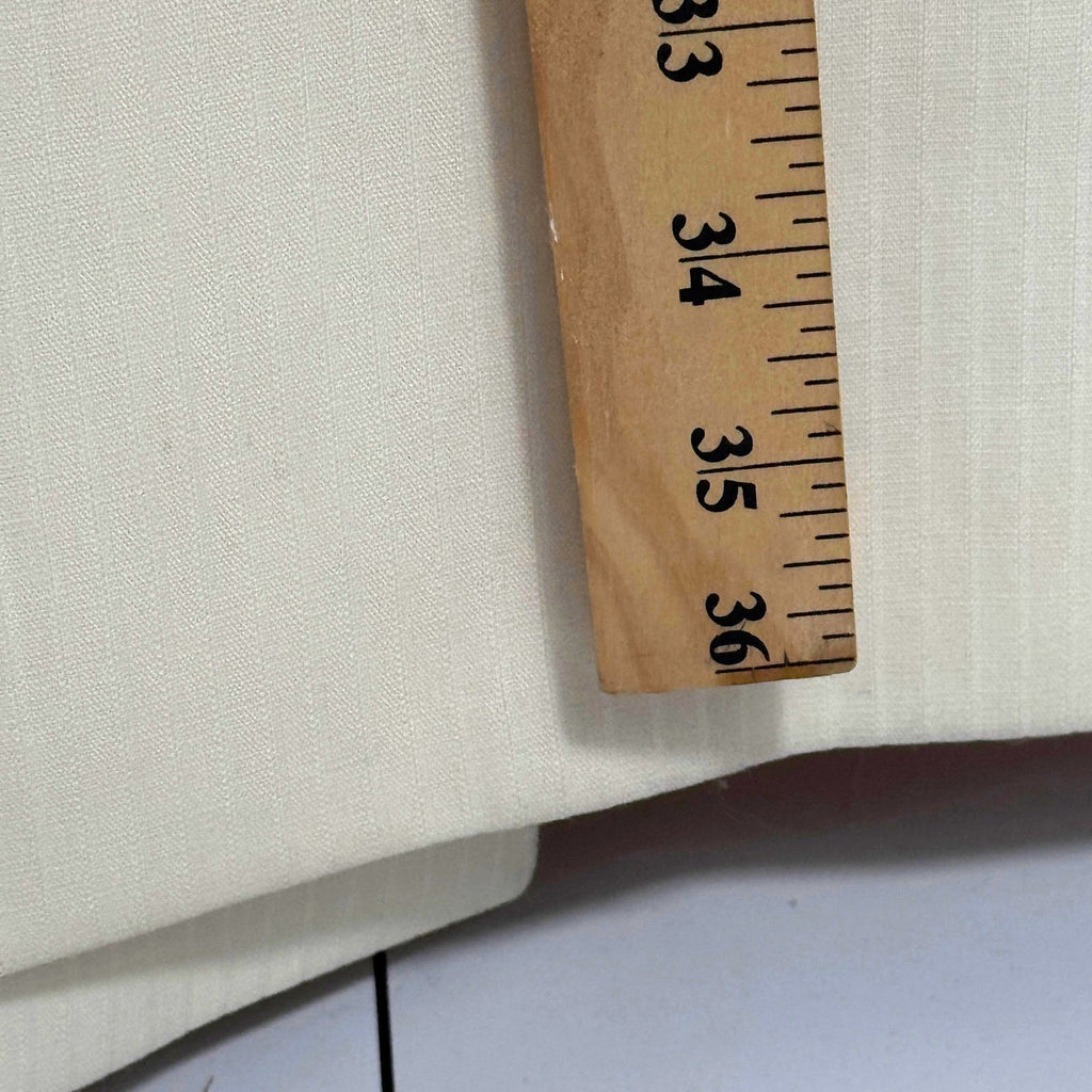 NWT Courrèges Homme Ivory Virgin Wool 2 Piece Suit EU 47 French Designer