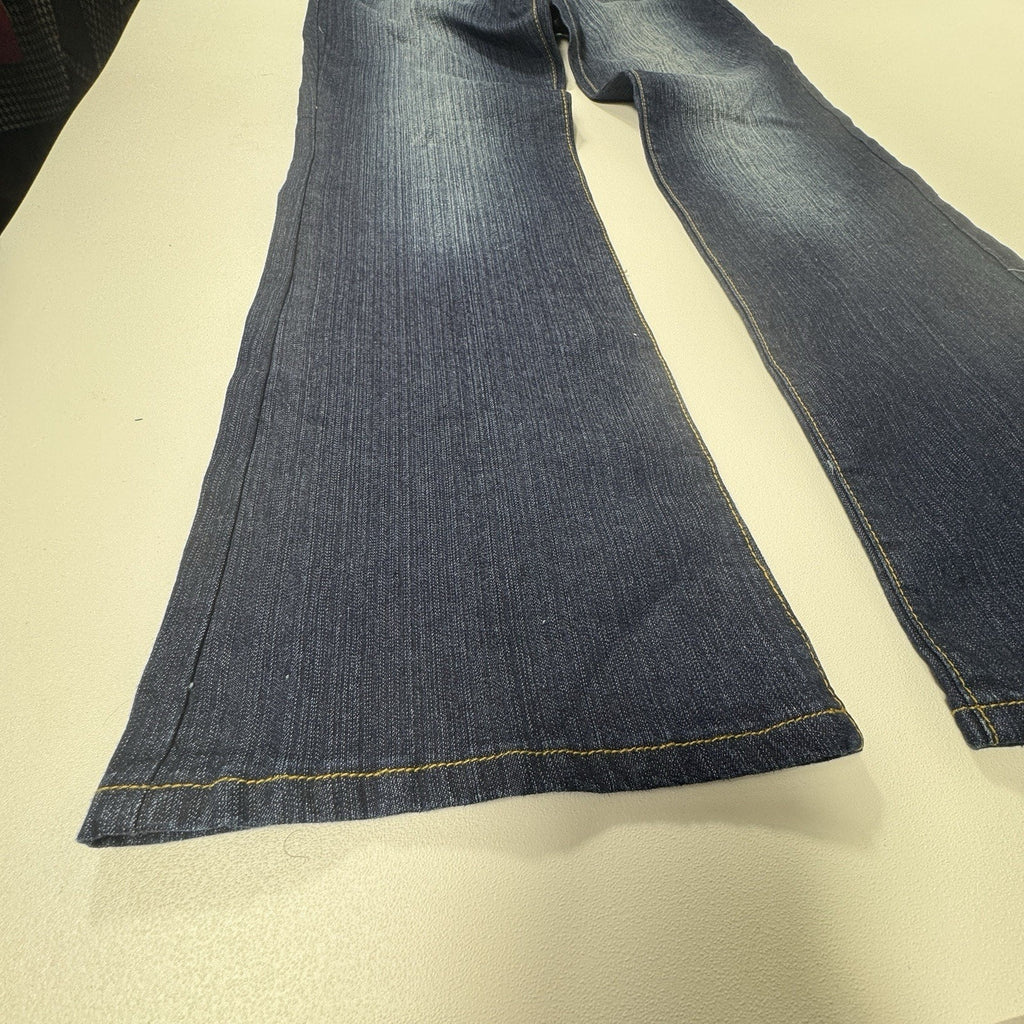 Southpole Studded Pocket Flare Bootcut Jeans Womens Size 11 Y2K Dark Wash