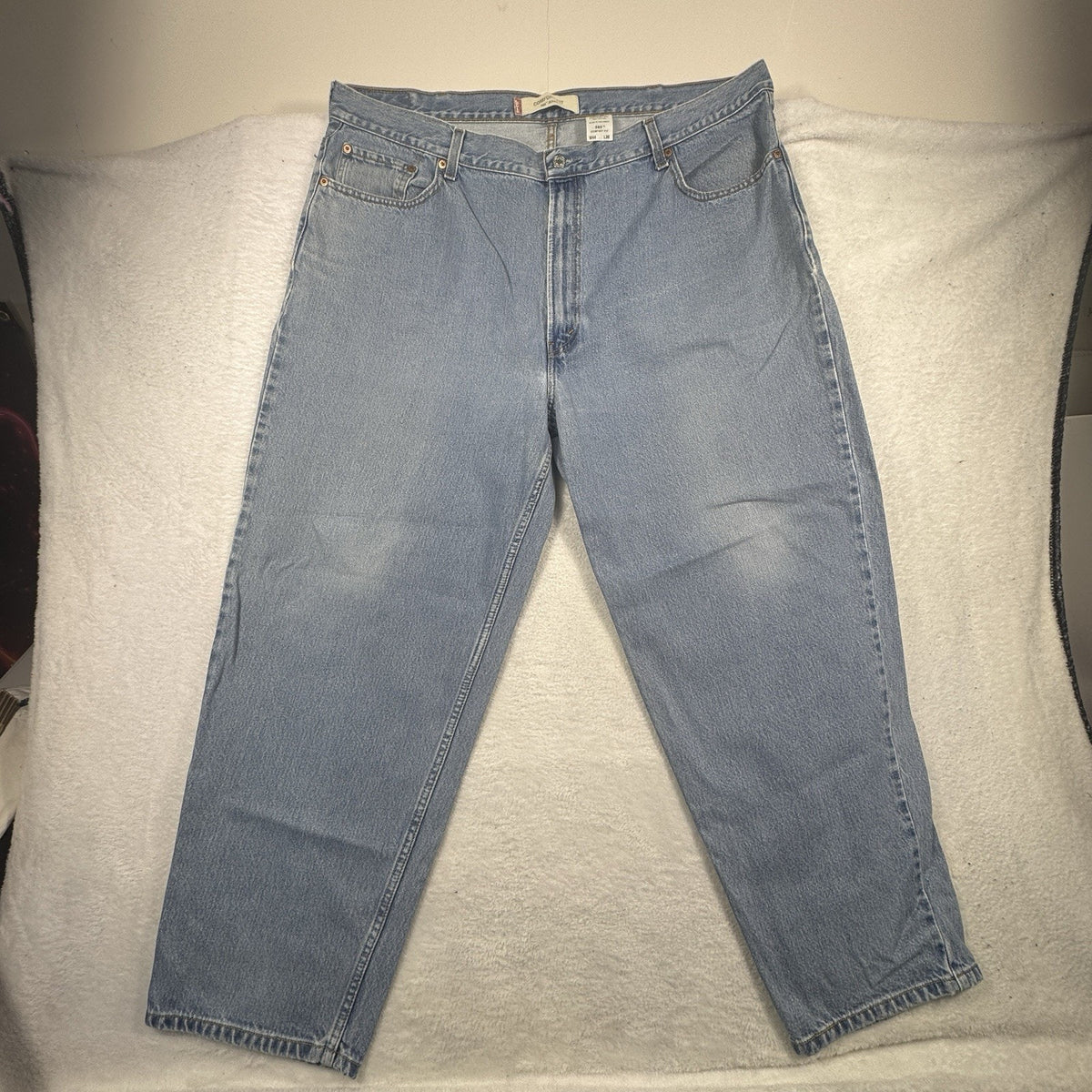 VTG 2004 Levi's 560 Comfort Fit Jeans Men's 44x30 Light Wash Relaxed Denim