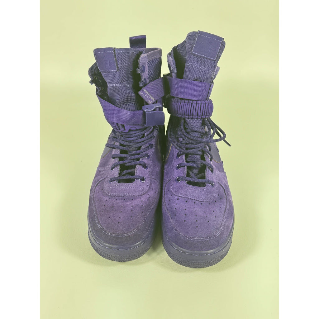 Nike SF Air Force 1 AF1 High Purple Dynasty Suede 864024-500 Mens Sz 11 2017