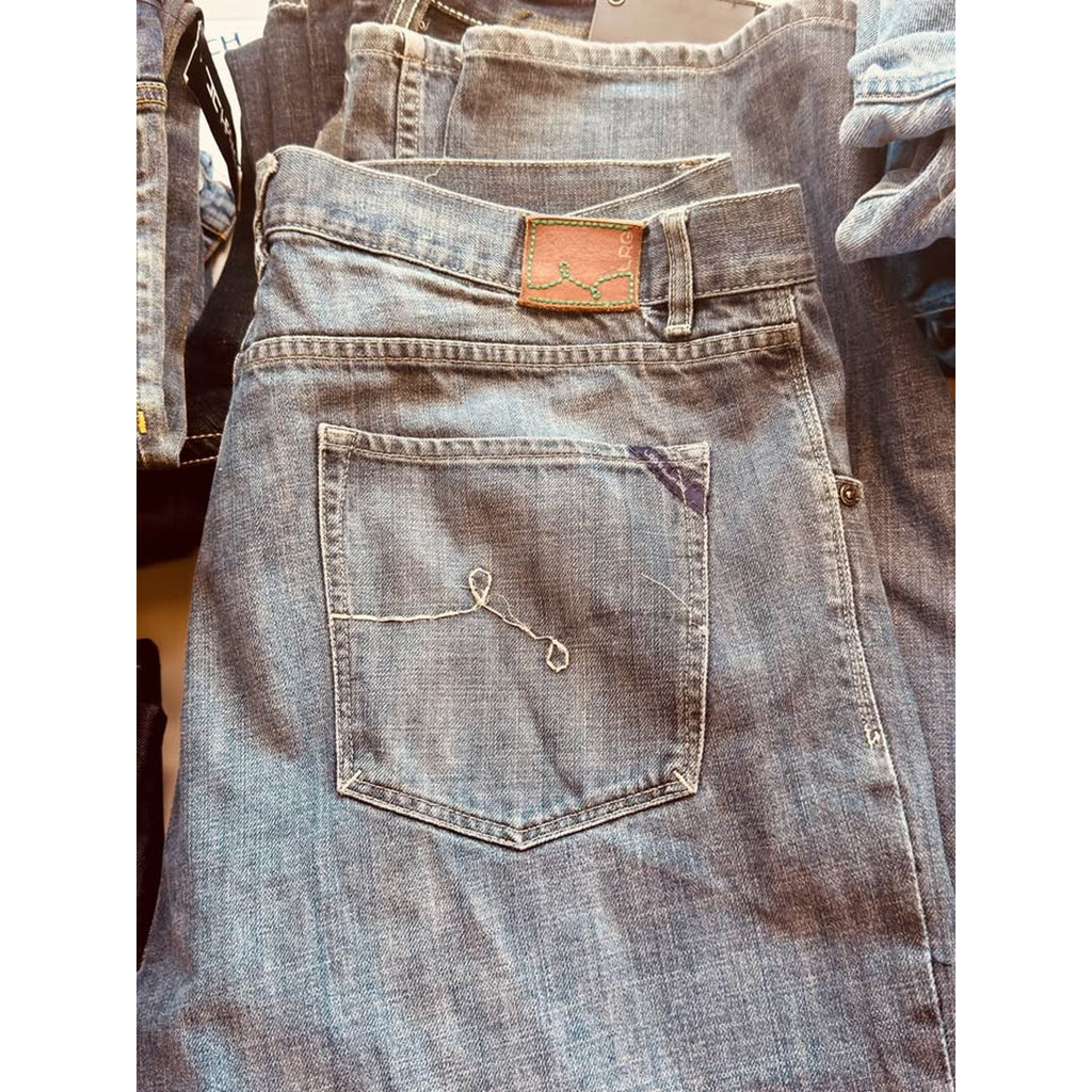 15 Pair Men’s Vintage Y2K Baggy Wide Leg Designer Streetwear Jeans Lot - True Religion, Karl Kani, L