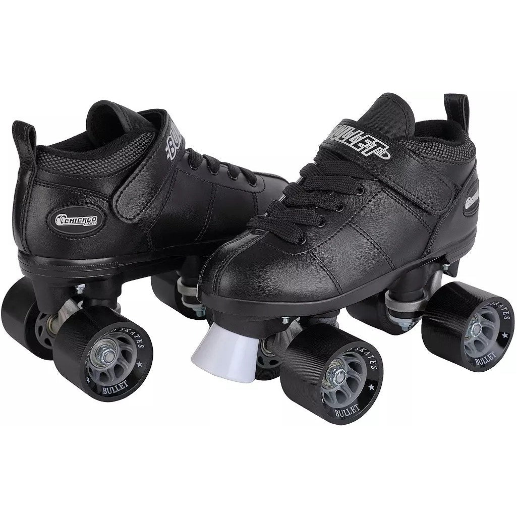 Chicago Skates Bullet Roller Skates Youth Boys Sz 2 Women’s 4 Quad Speed Skates