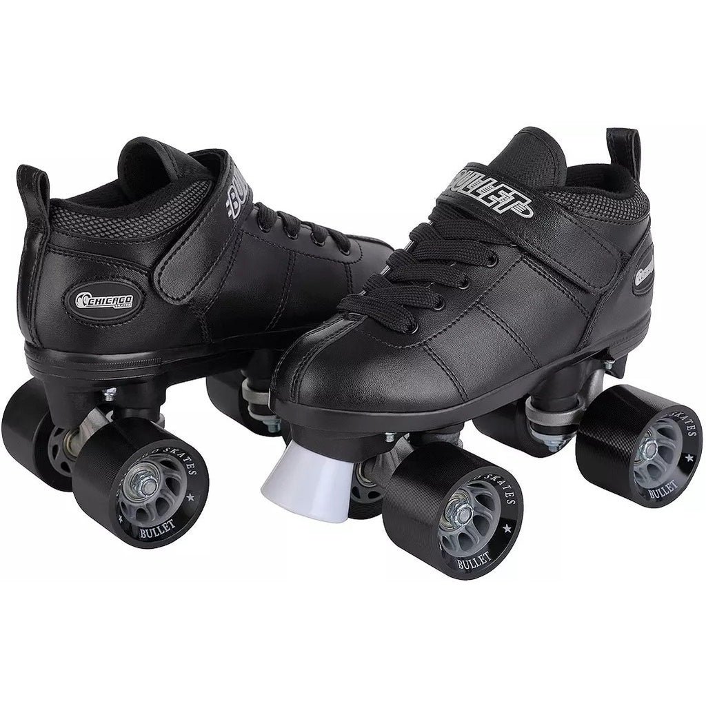 Chicago Skates Bullet Roller Skates Youth Boys Sz 2 Women’s 4 Quad Speed Skates