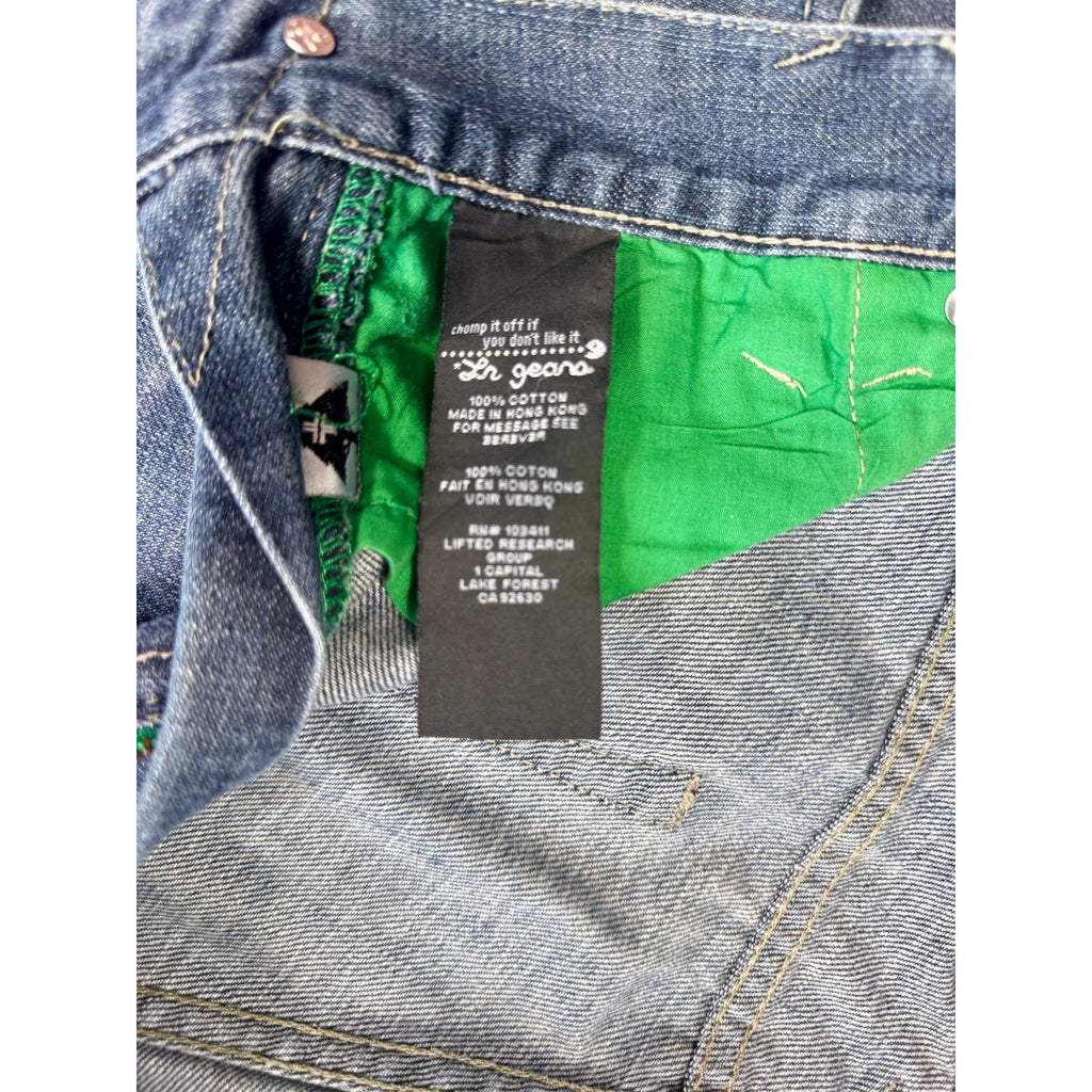 LRG Lifted Research Group Grass Roots 47 Fit Jeans Men’s 40x32 Y2K Baggy Denim