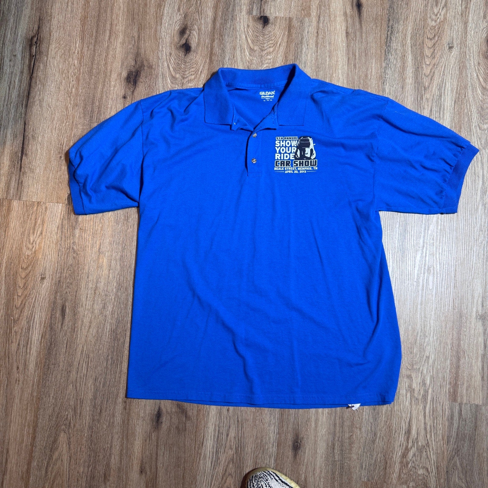 Corvette Car Show Polo Shirt Lot XL Beale Street Memphis TN ICCC 2011 2013 2016
