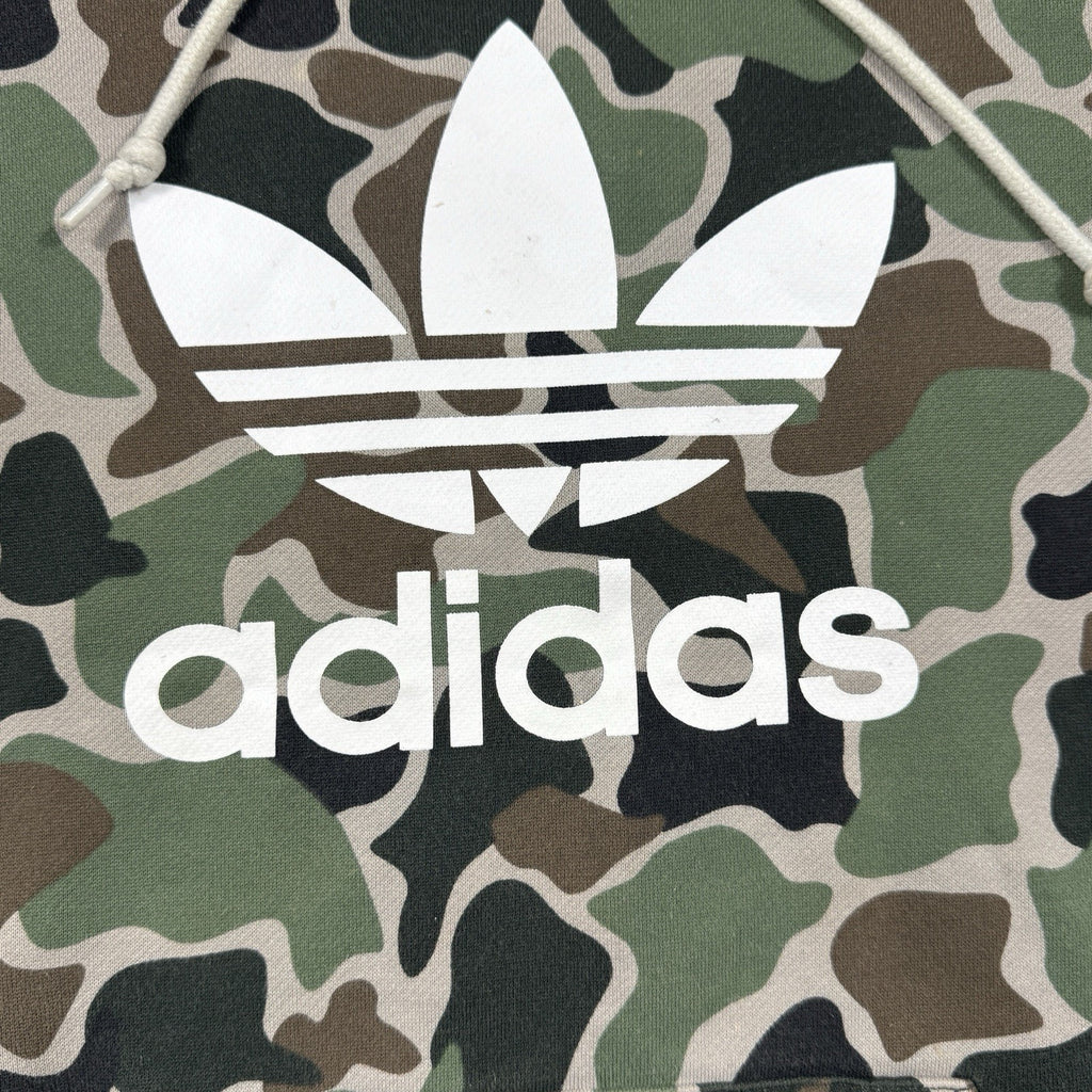 Adidas Originals Trefoil Camo Mens Hooded Hoodie Pullover Sweatshirt Jacket S
