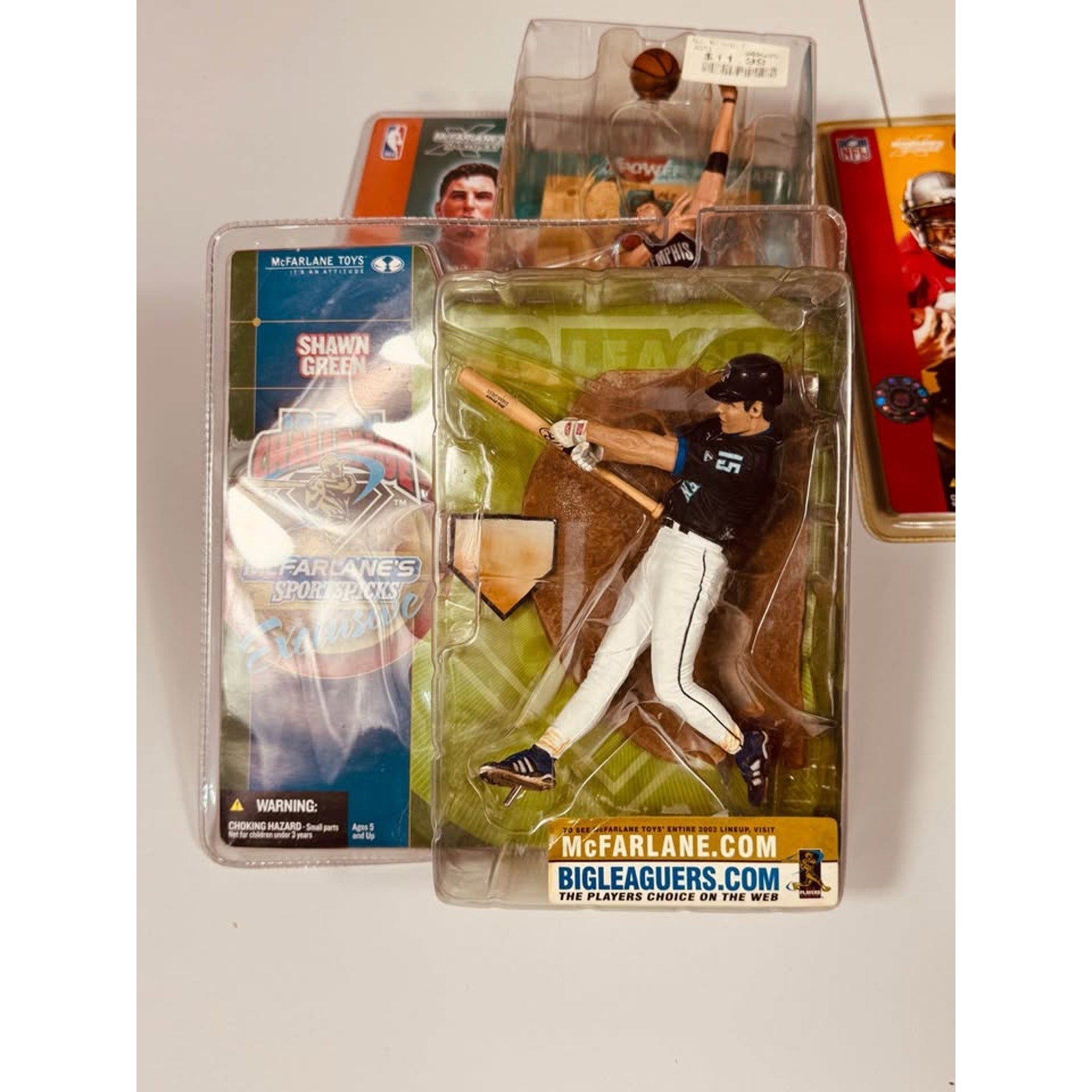 Vintage McFarlane Sports Picks Collector Figure Bundle Sosa Gasol Green Alstott