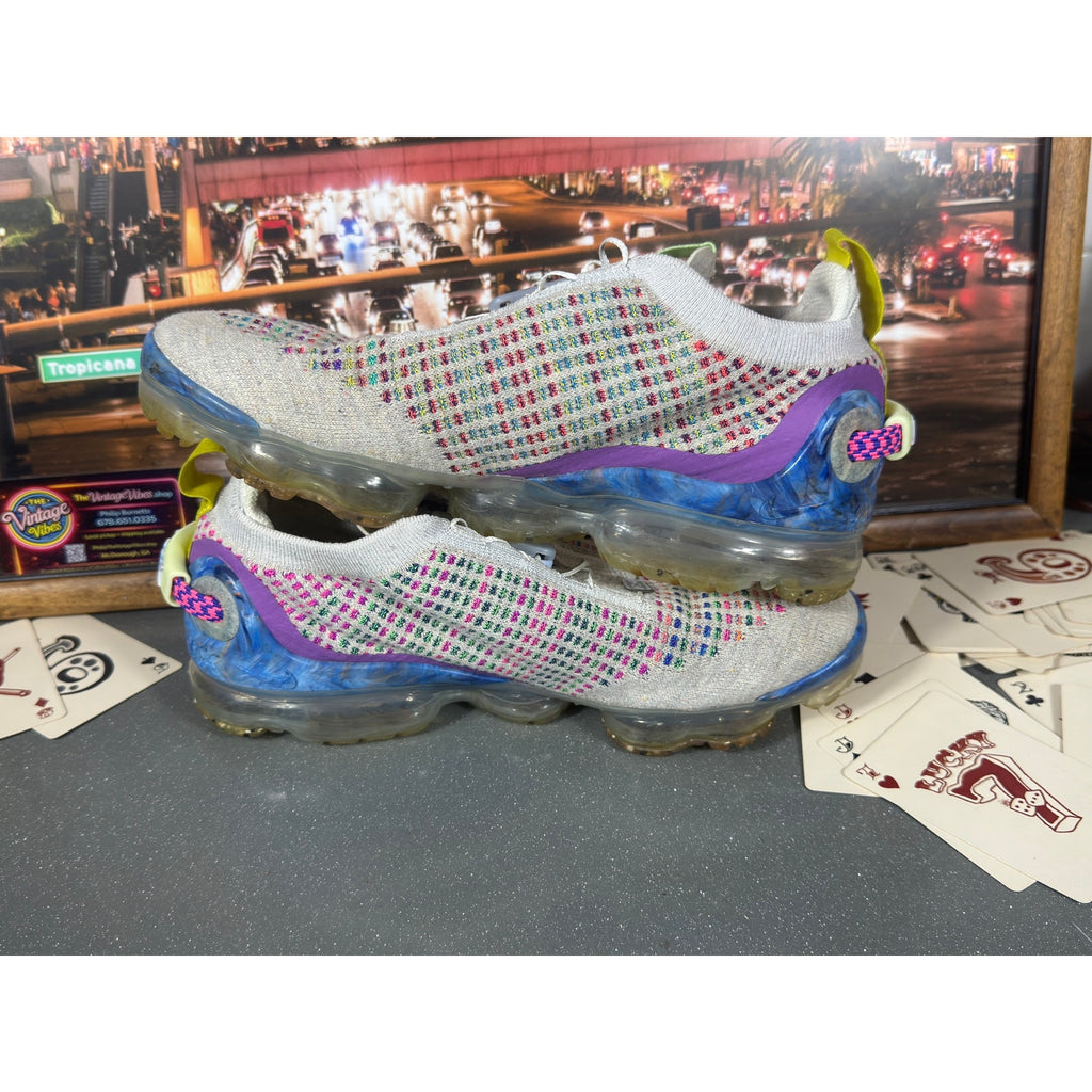 Nike Air VaporMax Flyease 2023 Multicolor Knit CJ6741-001 Men 7.5 Running Shoes