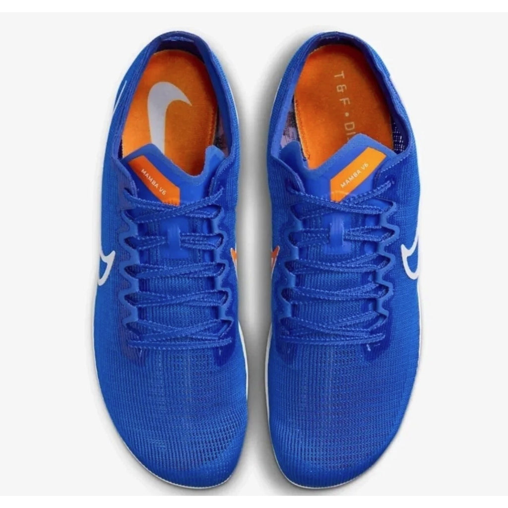 Nike Zoom Mamba 6 Track & Field Distance Spikes Racer Blue DR2733-400 Men’s 8