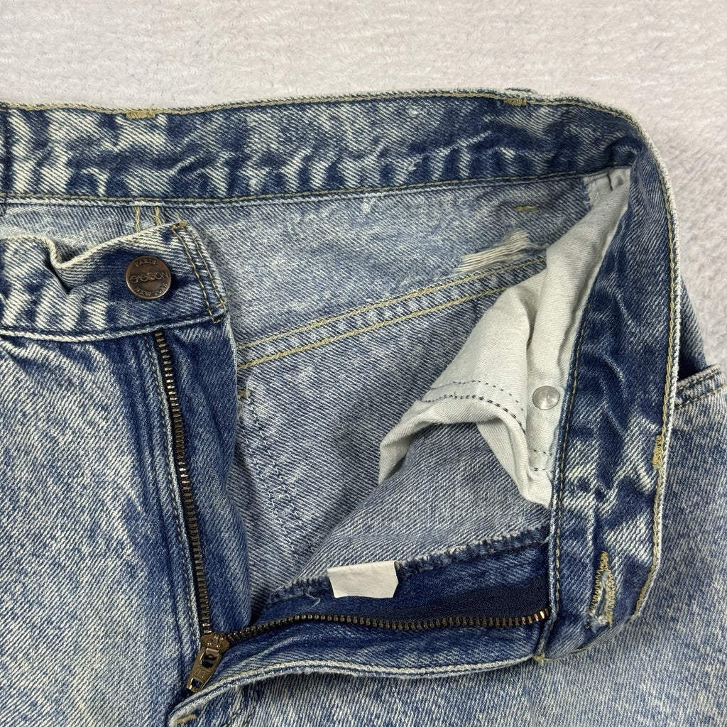 Vtg 1987 Sasson Jeans Womens 27x29.5 Acid Wash High Rise Straight USA 29x32 Mom