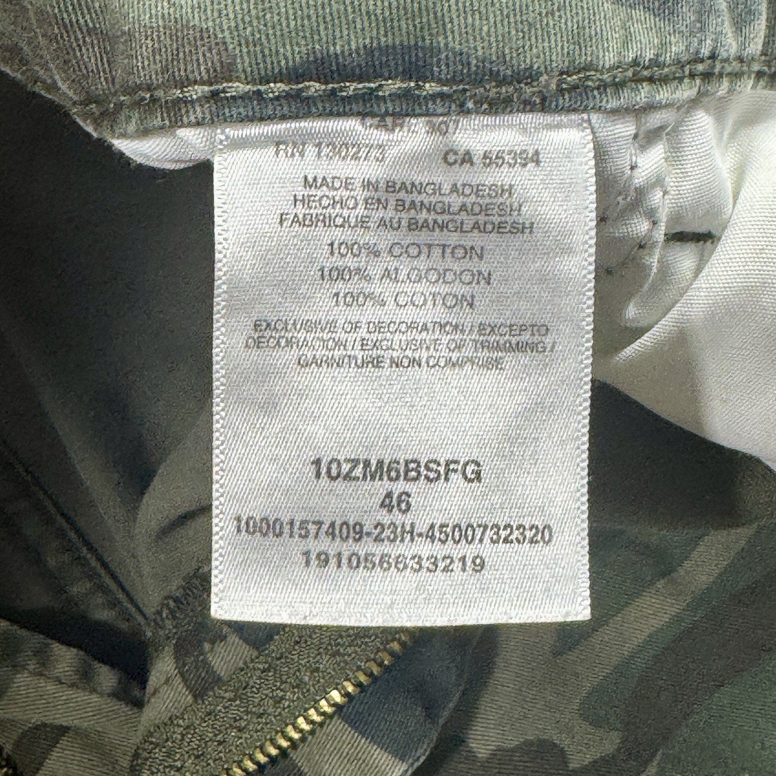 Wrangler Cargo Pants Mens 46 Camo Camouflage Military Utility Workwear Cotton