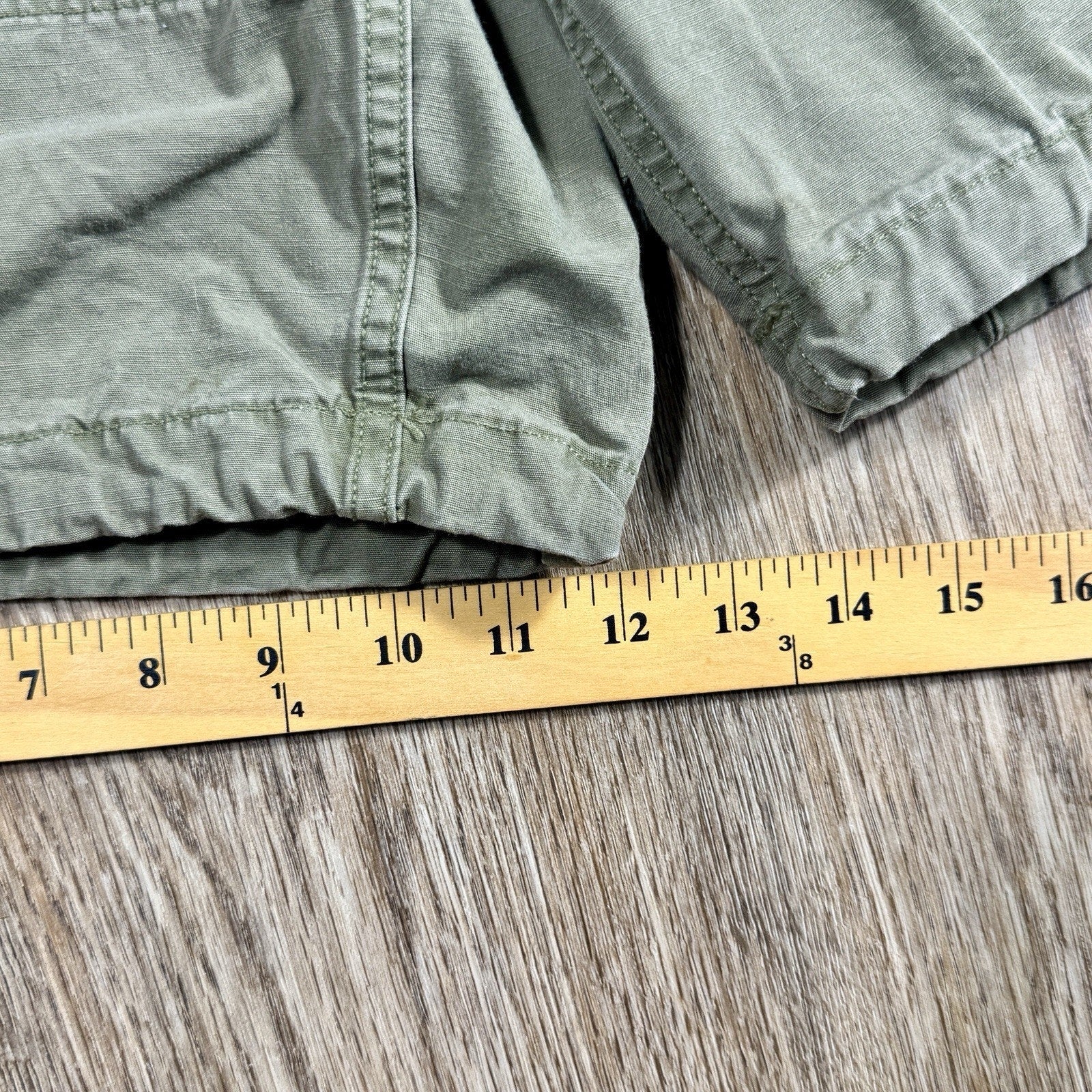 Polo Ralph Lauren Surplus Utility Cargo Shorts Mens 36 Green Cotton Combat Y2K