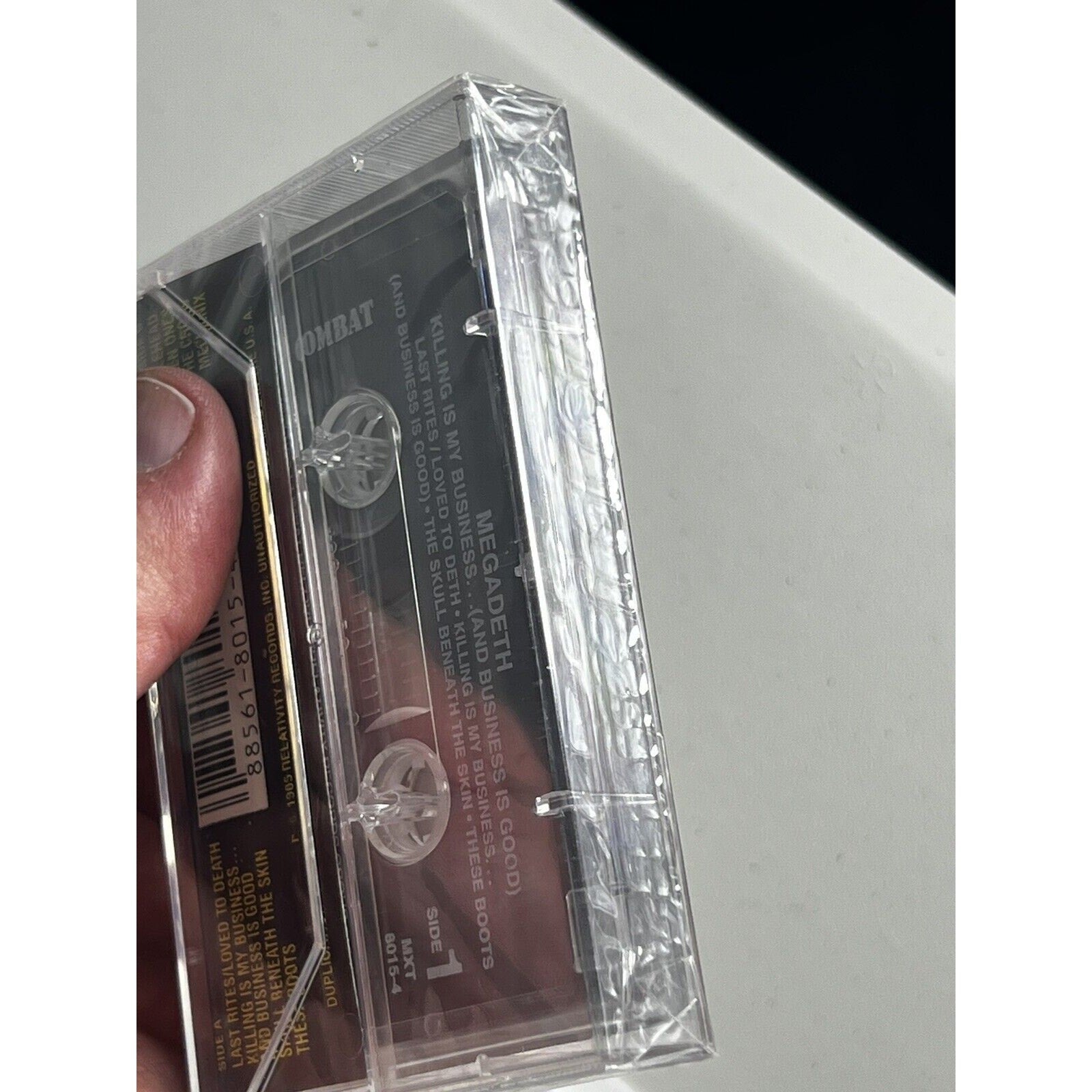 Megadeth Killing is My Business 1985 COMBAT MXT 8015 Cassette Tape New Sealed