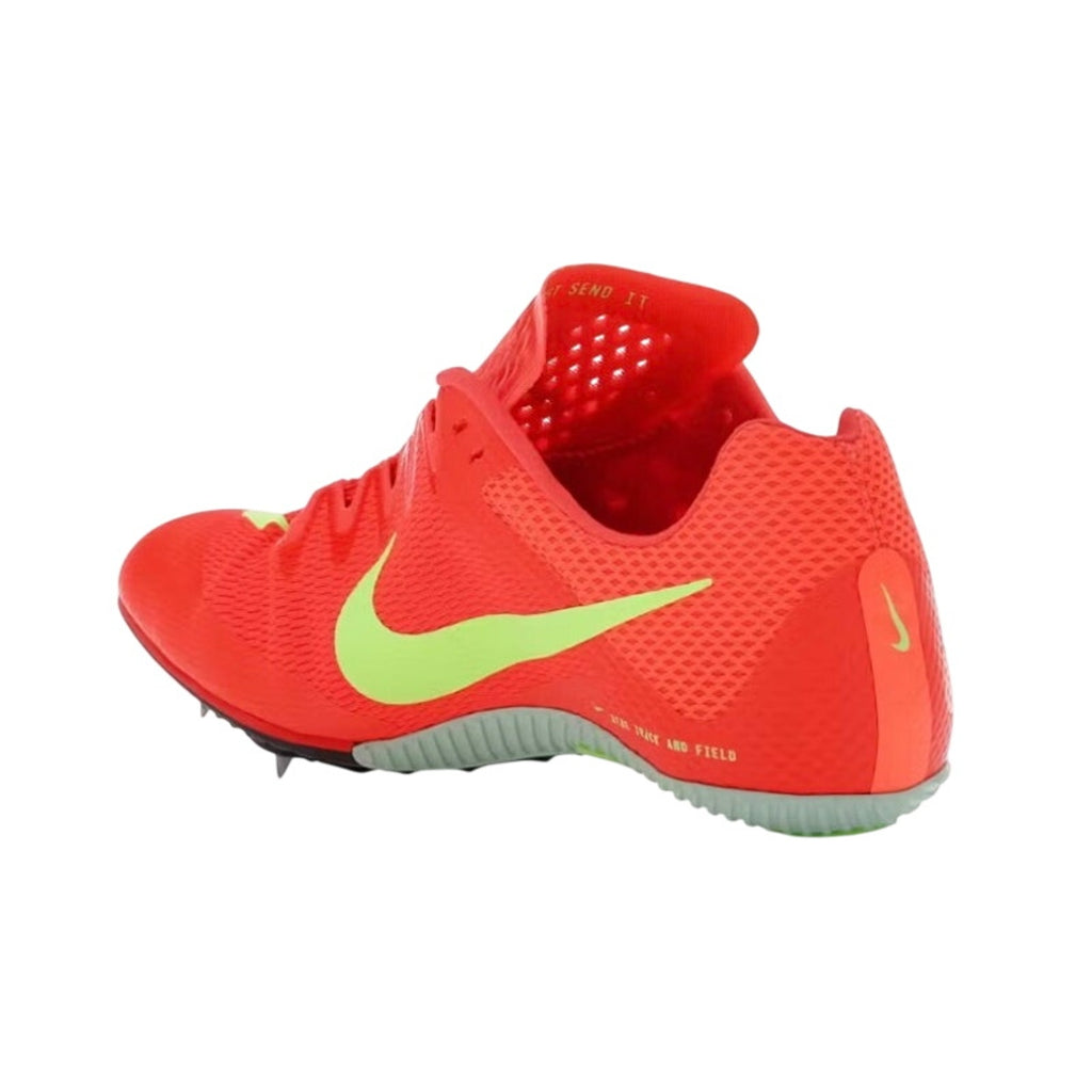 Nike Zoom Rival Sprint Track No Spikes Bright Crimson Volt FZ9663-600 Sz 11 Read