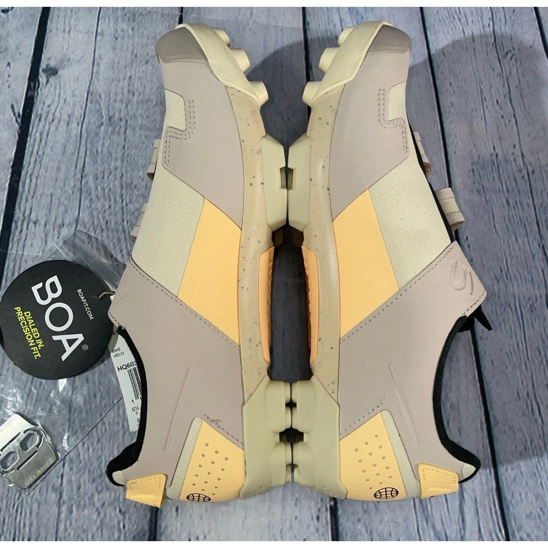Adidas Five Ten Kestrel BOA W HQ6032 Sand Strata Silver Violet Womens 7.5 Cream