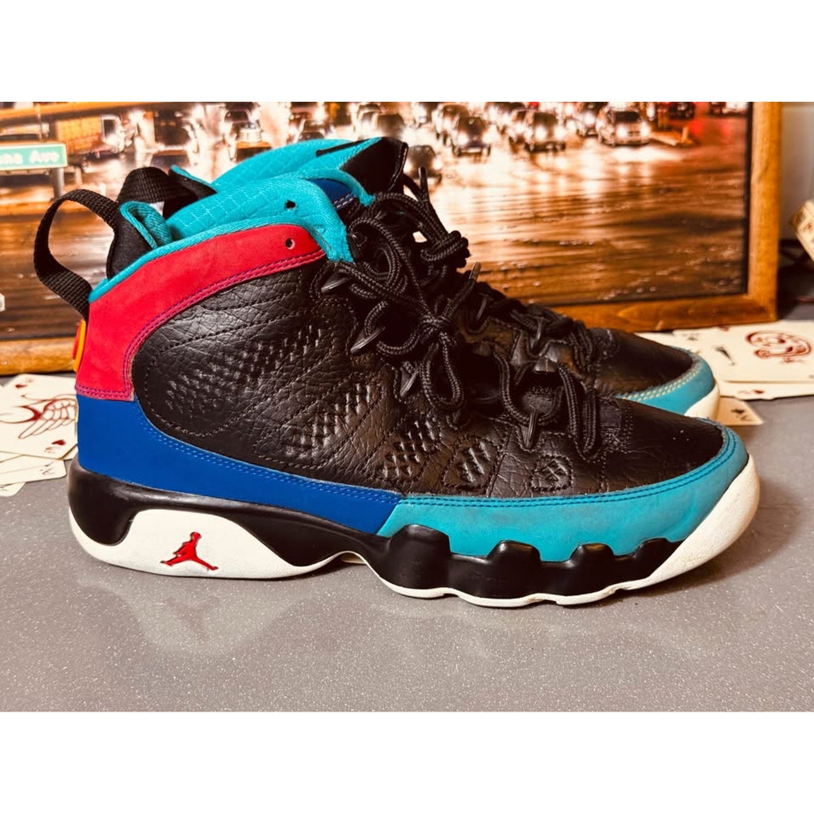 Nike Youth Jordan & Nike Sneaker Lot Size 5Y-6.5Y Jordan 9 Jordan 10 Jordan 5 AF1 Uptempo
