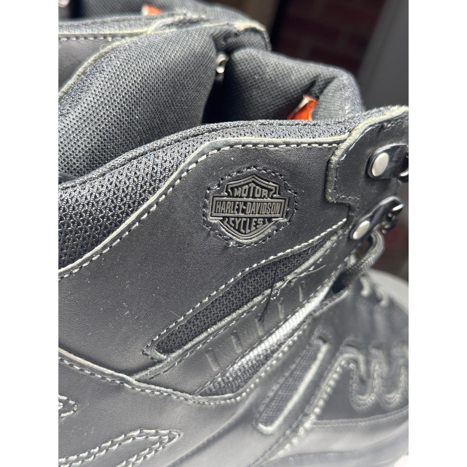 Harley-Davidson Tactical Hiking Combat Boots Black Men’s Size 9 M D93077 Riding
