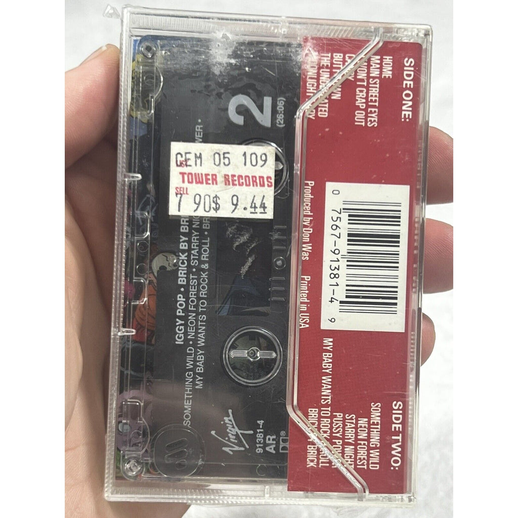 Iggy Pop Brick By Brick Cassette Tape 1990 Virgin USA Sealed New