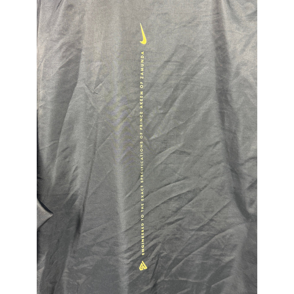 Nike Giannis Coming To America Windbreaker Jacket Mens Large Black Gold CQ8308-010 Rare Promo