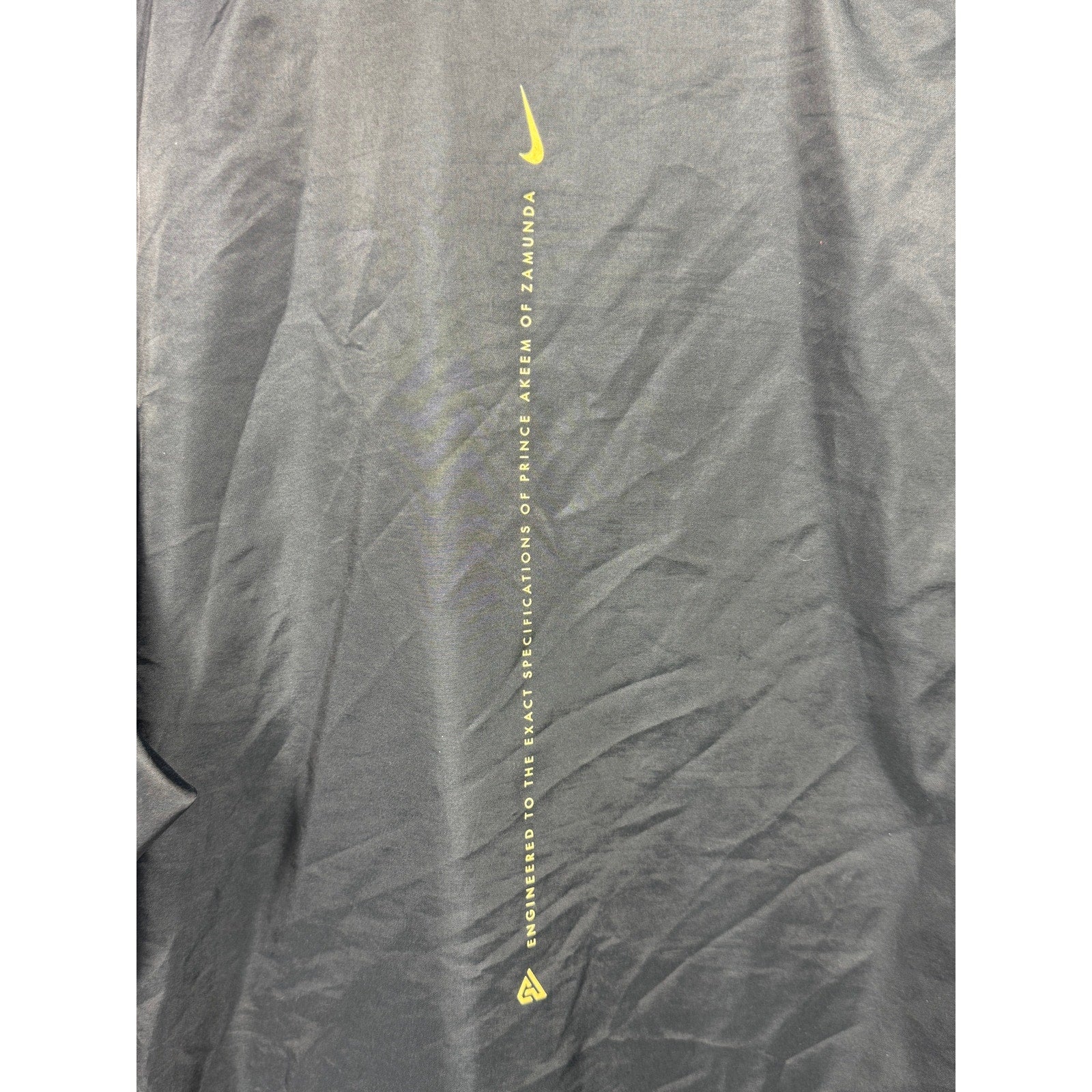 Nike Giannis Coming To America Windbreaker Jacket Mens Large Black Gold CQ8308-010 Rare Promo