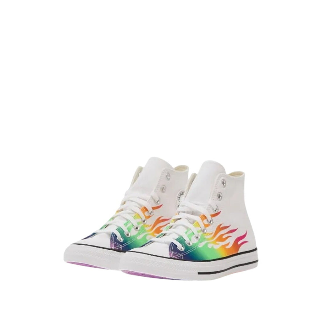 Converse Chuck Taylor All Star Pride LGBTQ Rainbow Flame High Top Men 13 A15780C