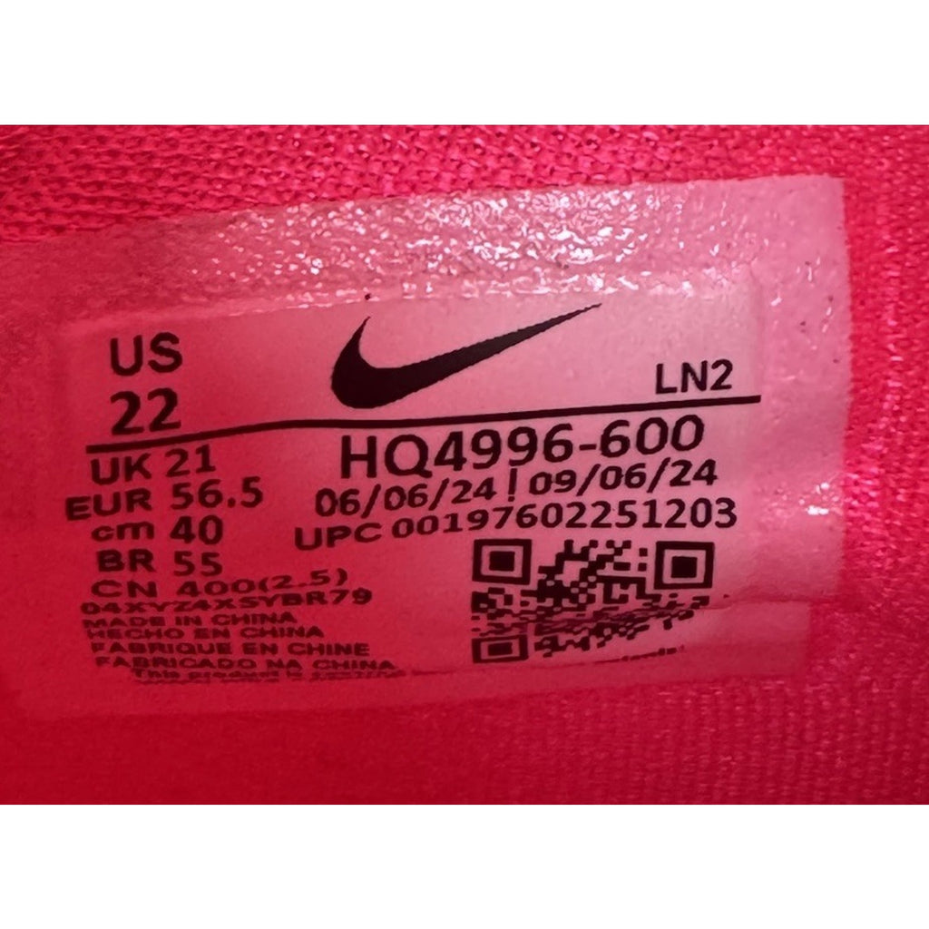 Nike Air Zoom GT Hustle 3 Kay Yow Cancer Awareness TB Promo HQ4996-600 Sz 22 PE