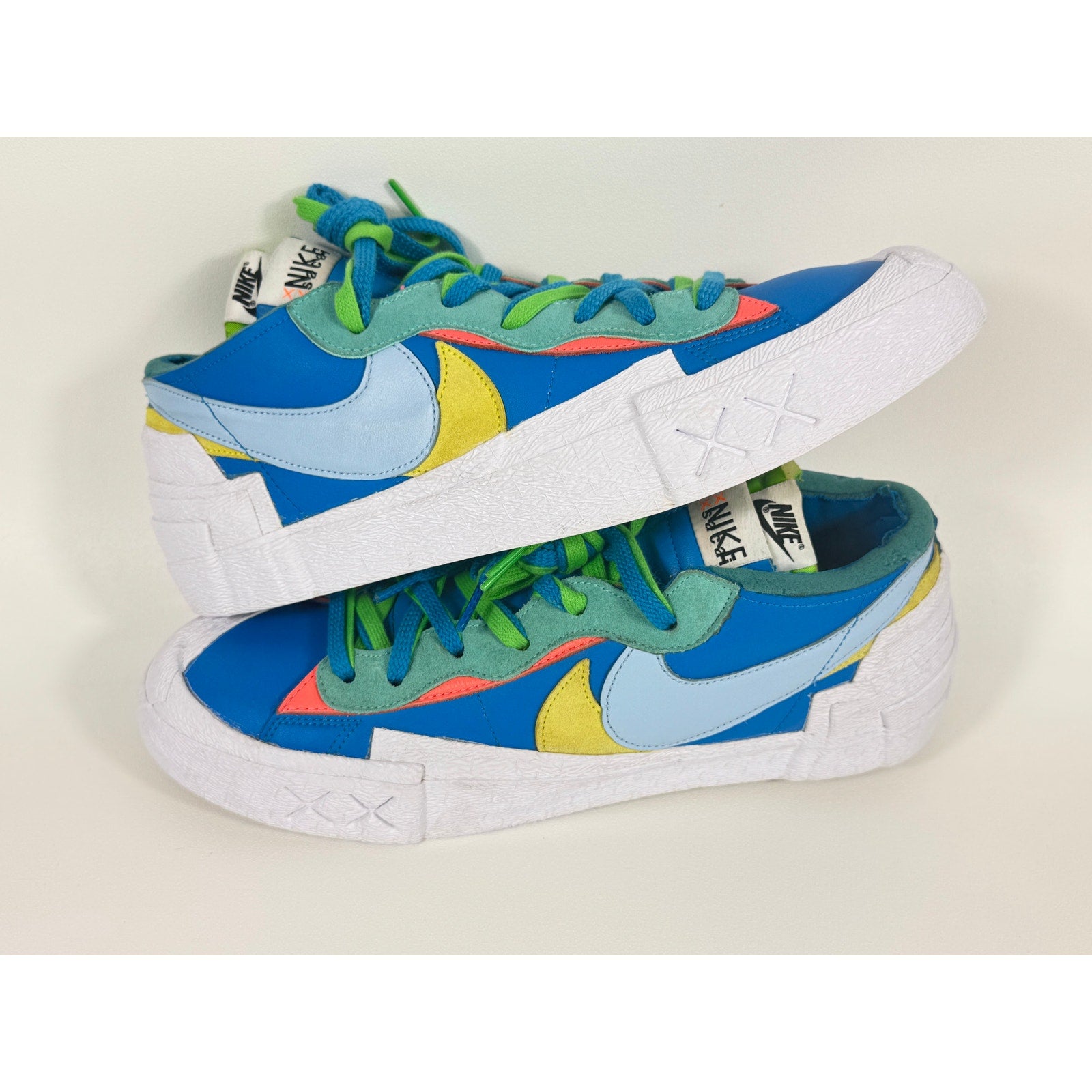 Nike Blazer Low Sacai x KAWS Neptune Blue DM7901-400 Mens Size 13 Very Clean