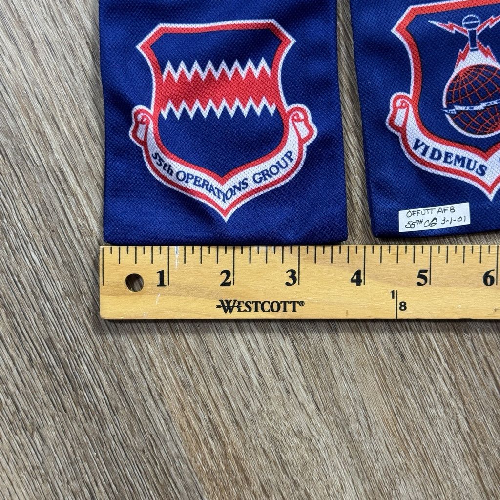 Air Force Pilot Scarf Rakkel Rama World 55th Operations Group Offutt AFB 2001