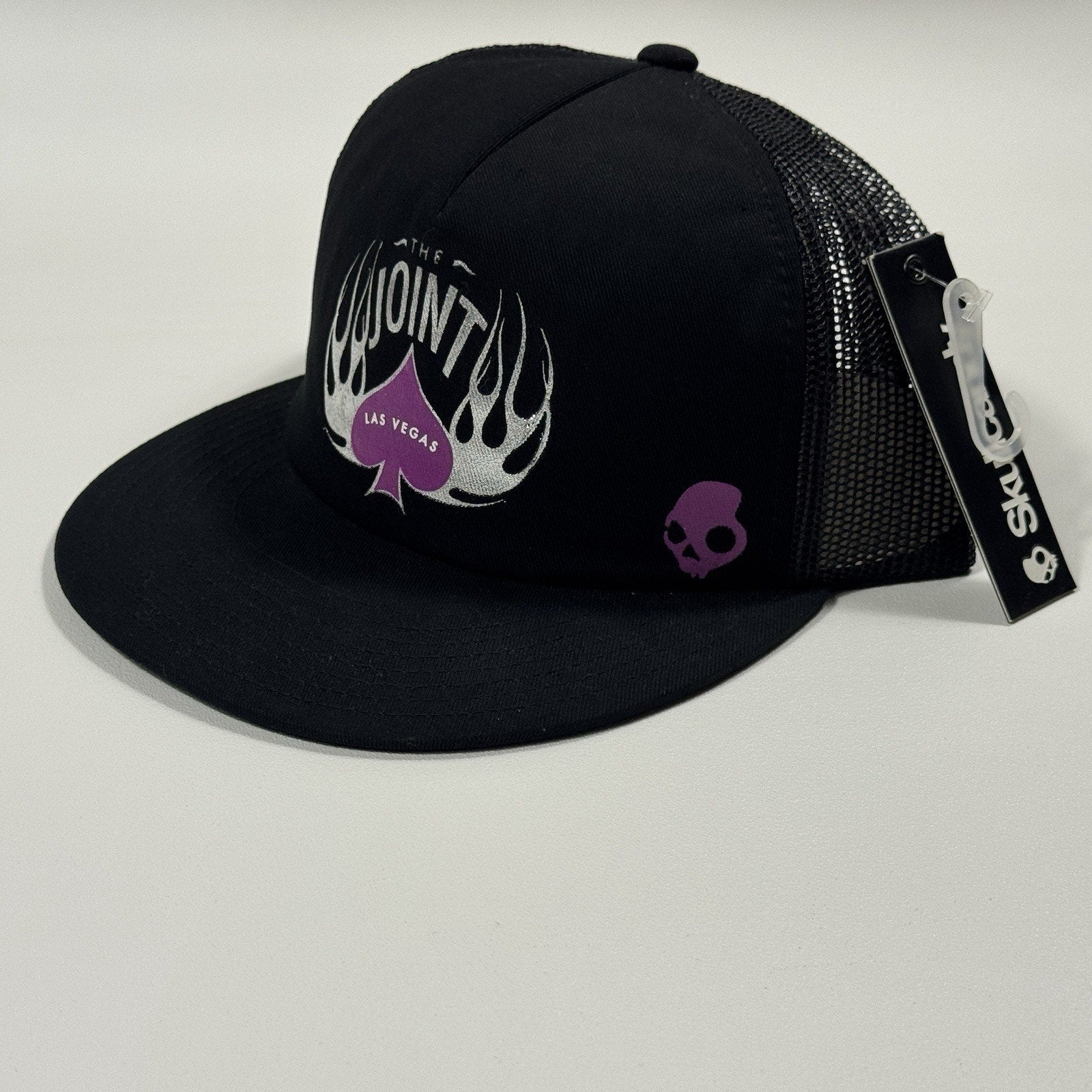Skullcandy x The Joint Las Vegas Hard Rock Trucker Hat Rare Promo Y2K Snapback