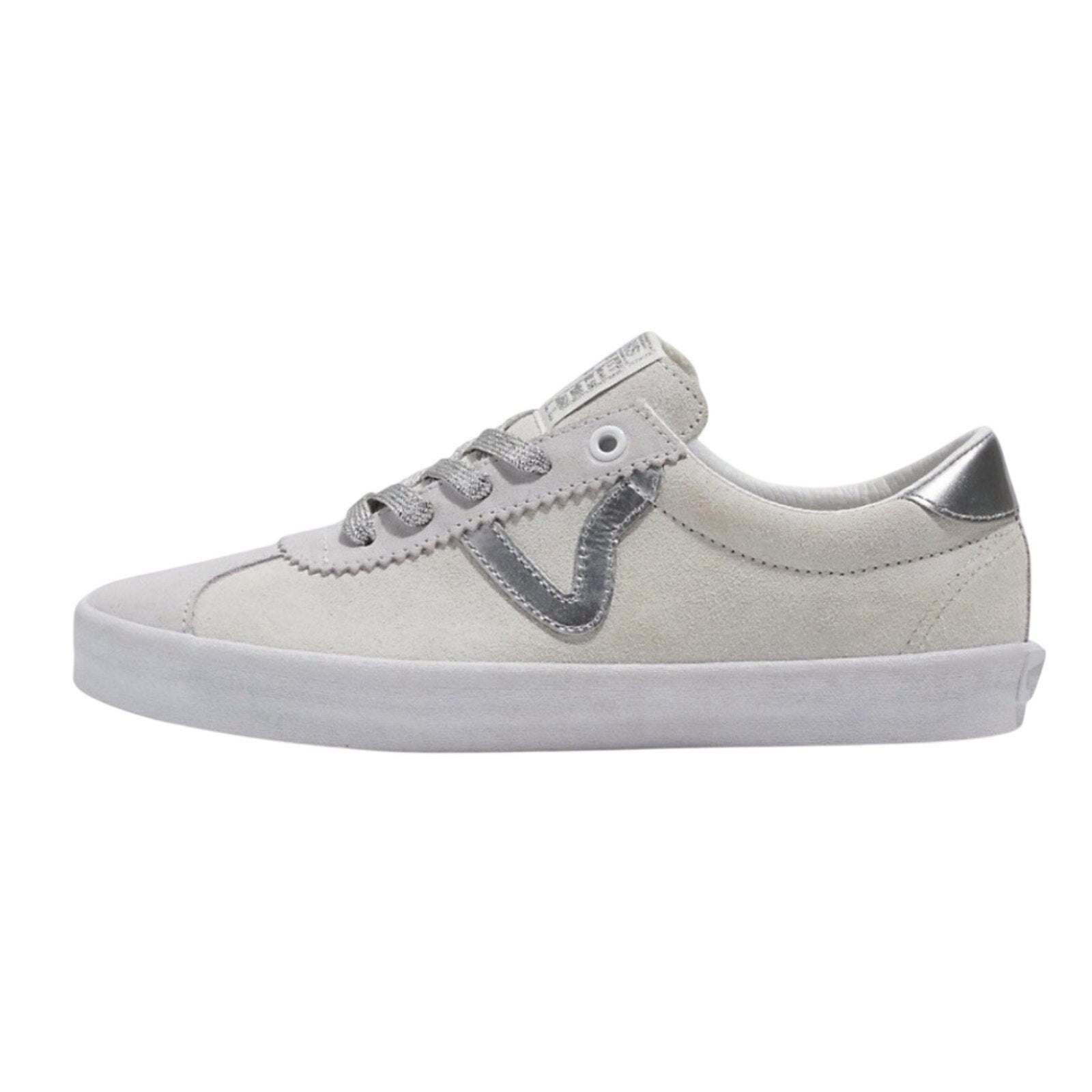 Vans Sport Low Size 10 High Shine Grey Blanc De Suede VN000CTDDWC Punk Skate