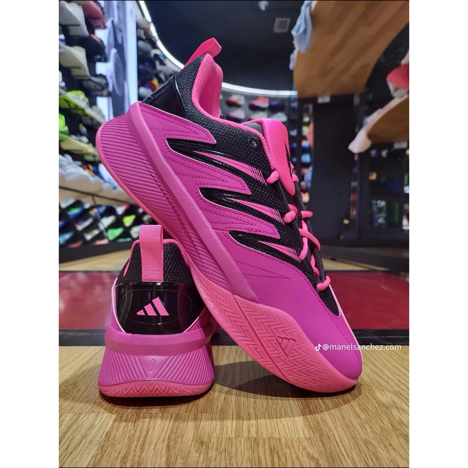 Adidas Dame Certified 3 Pink Black Basketball Shoes New Men 8.5 Women 9.5