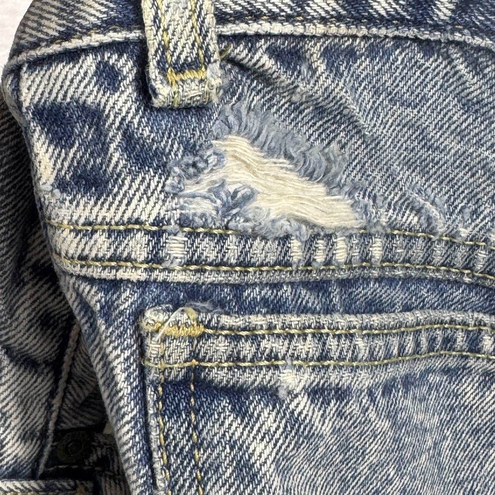 Vtg 1987 Sasson Jeans Womens 27x29.5 Acid Wash High Rise Straight USA 29x32 Mom