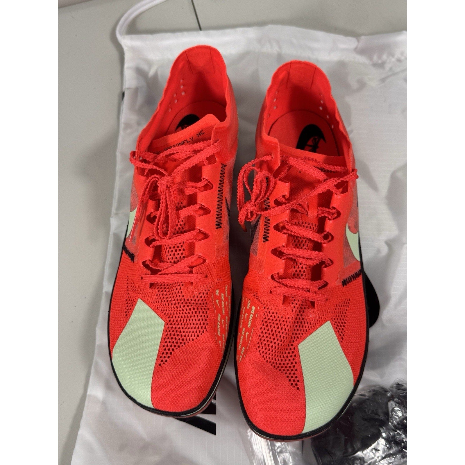 Nike ZoomX Dragonfly XC Cross Country Cleats Crimson Green DX7992-600 Size 10.5