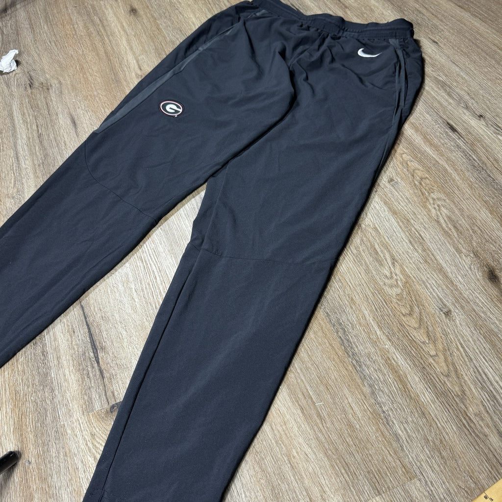 Nike Dri-FIT Georgia Bulldogs Team Sideline Pants Men's Large Black NCAA UGA Zip