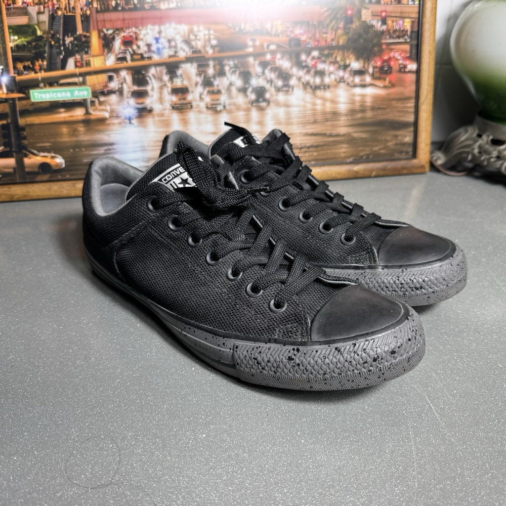 Converse All Star Low 160297C Triple Black Gray Speckled Sneakers Men’s 9.5