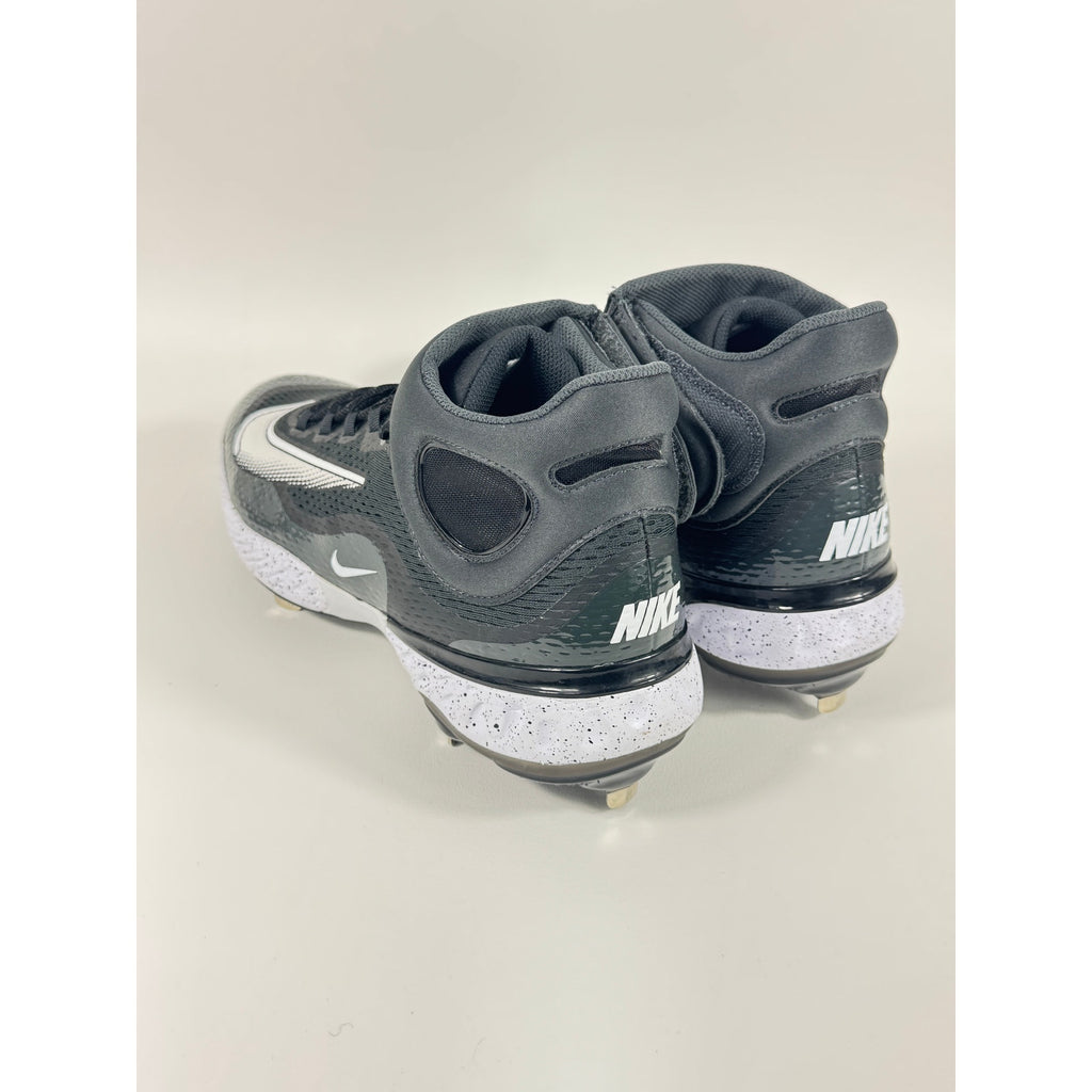 Nike Alpha Huarache Elite 4 Mid Baseball Cleats Black White DJ6520-003 Men’s 14