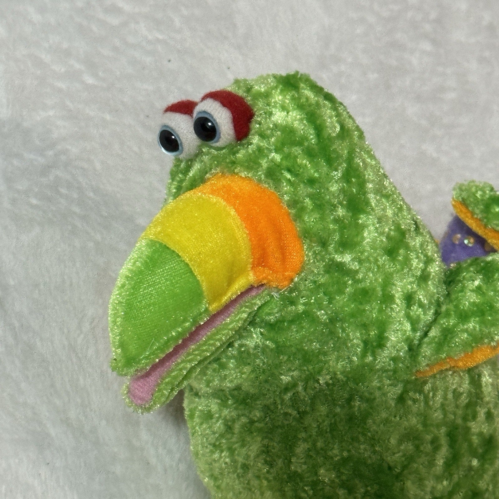 Vtg Sugar Loaf Tropical Toucan Parrot Plush Bird Stuffed Animal Carnival Prize 8