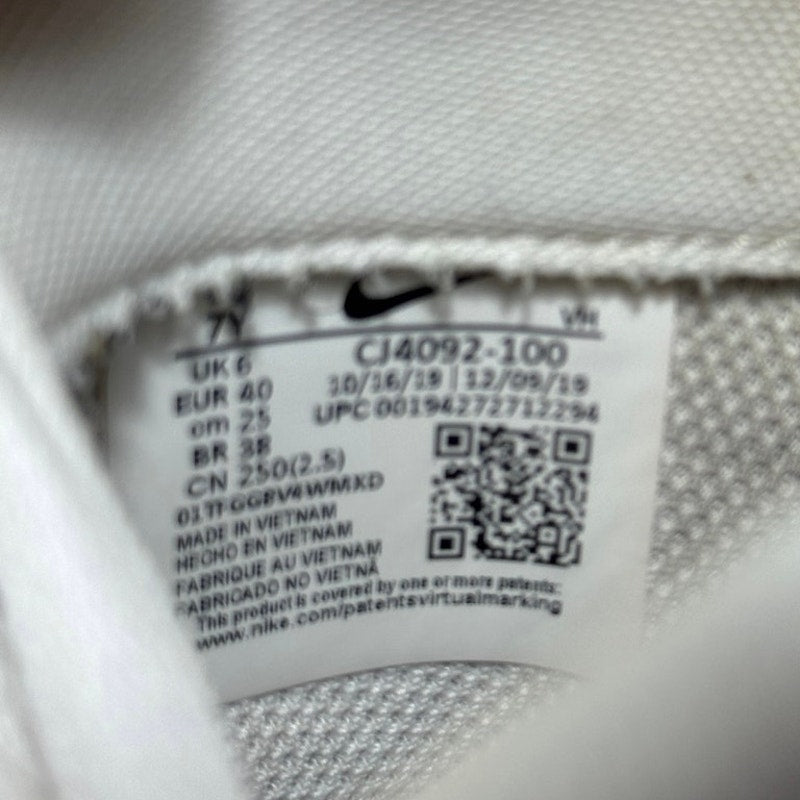 Nike Air Force 1 Low White Black Outline CJ4092-100 Youth Sz 7Y Men 7 Women 8.5