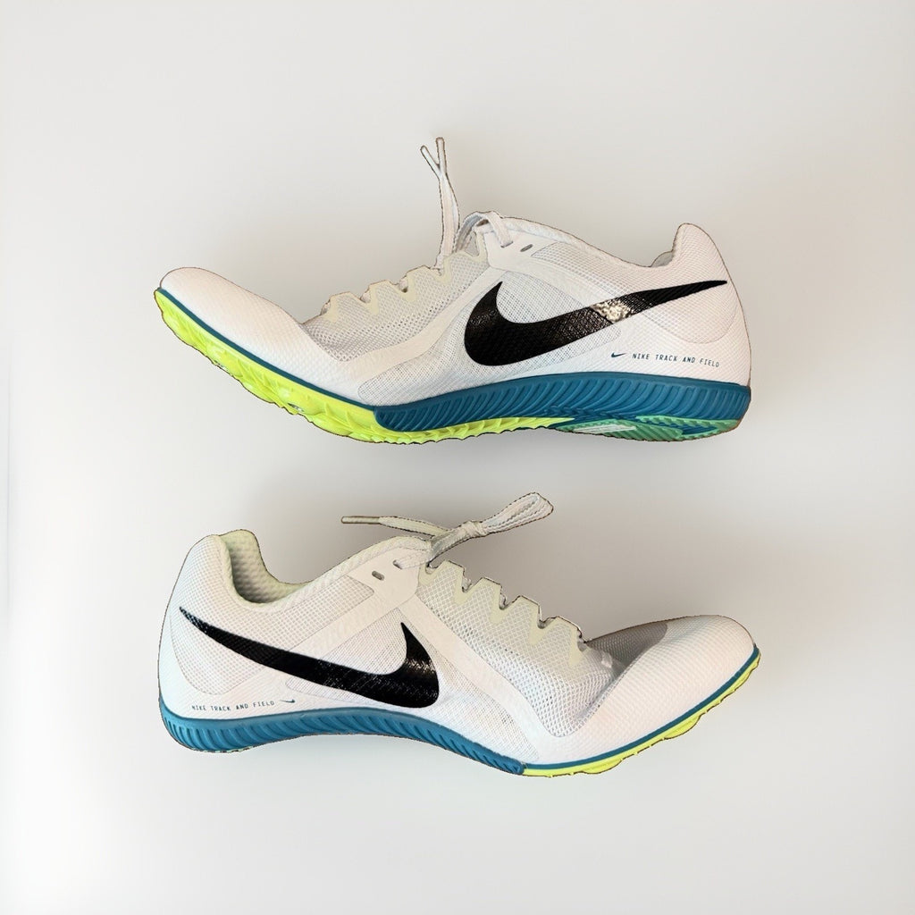 Nike Zoom Rival Multi Track & Field Spikes FZ9664-102 Men’s 8.5 White Sprint New