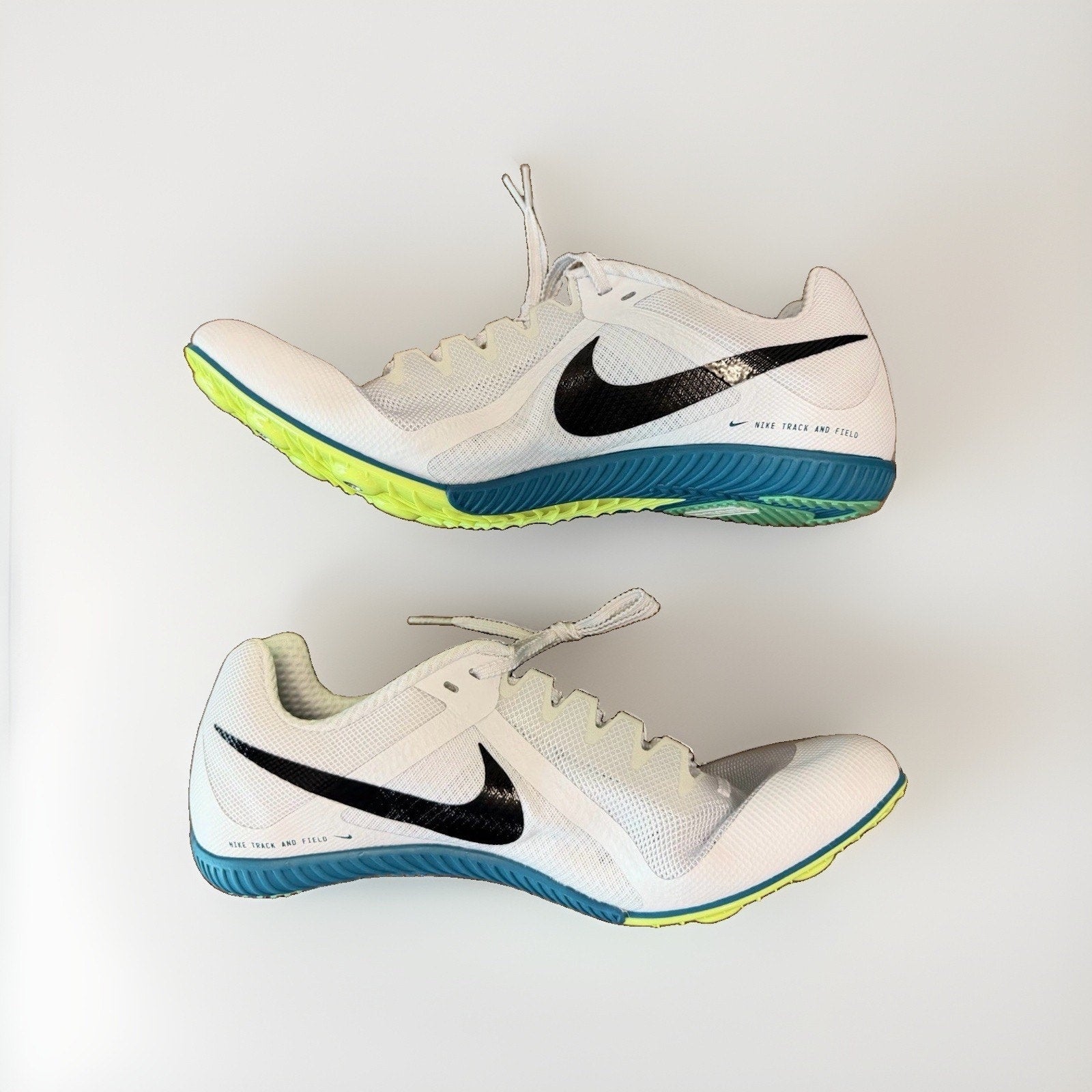 Nike Zoom Rival Multi Track & Field Spikes FZ9664-102 Men’s 8.5 White Sprint New
