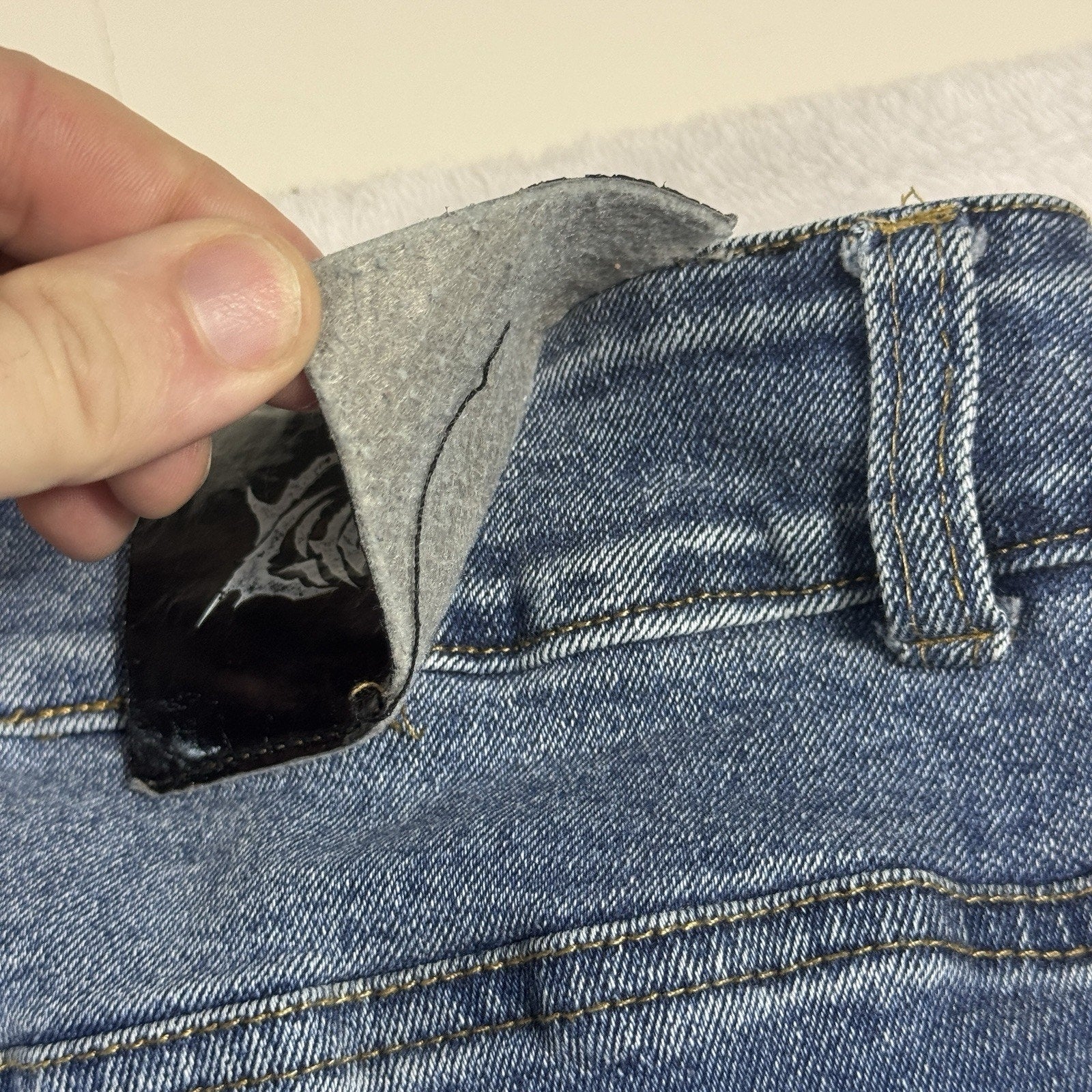 Rare Ghost Supply x Chaotix Studios 1 of 1 Reworked Alien Face Denim Jeans 32x27
