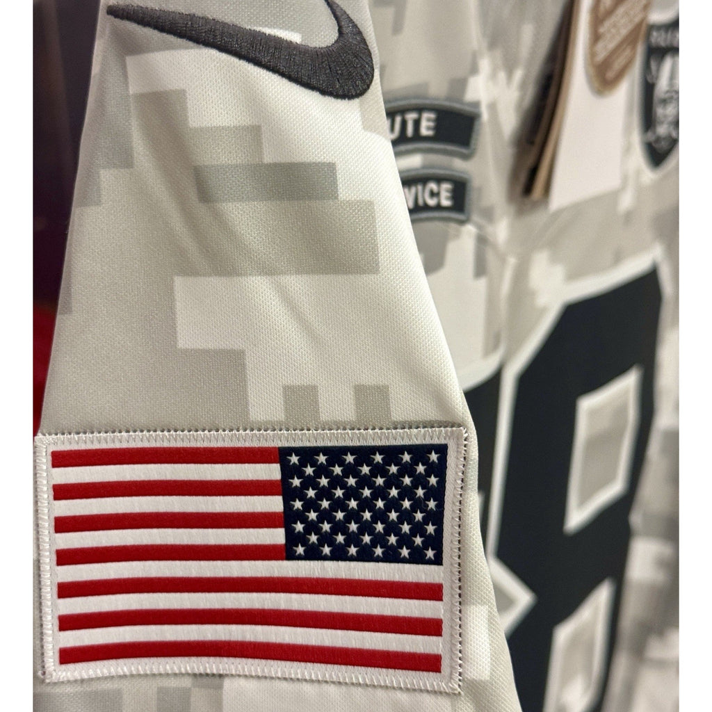 Nike Maxx Crosby Raiders Military Salute to Service NFL Limited Jersey Men S NWT