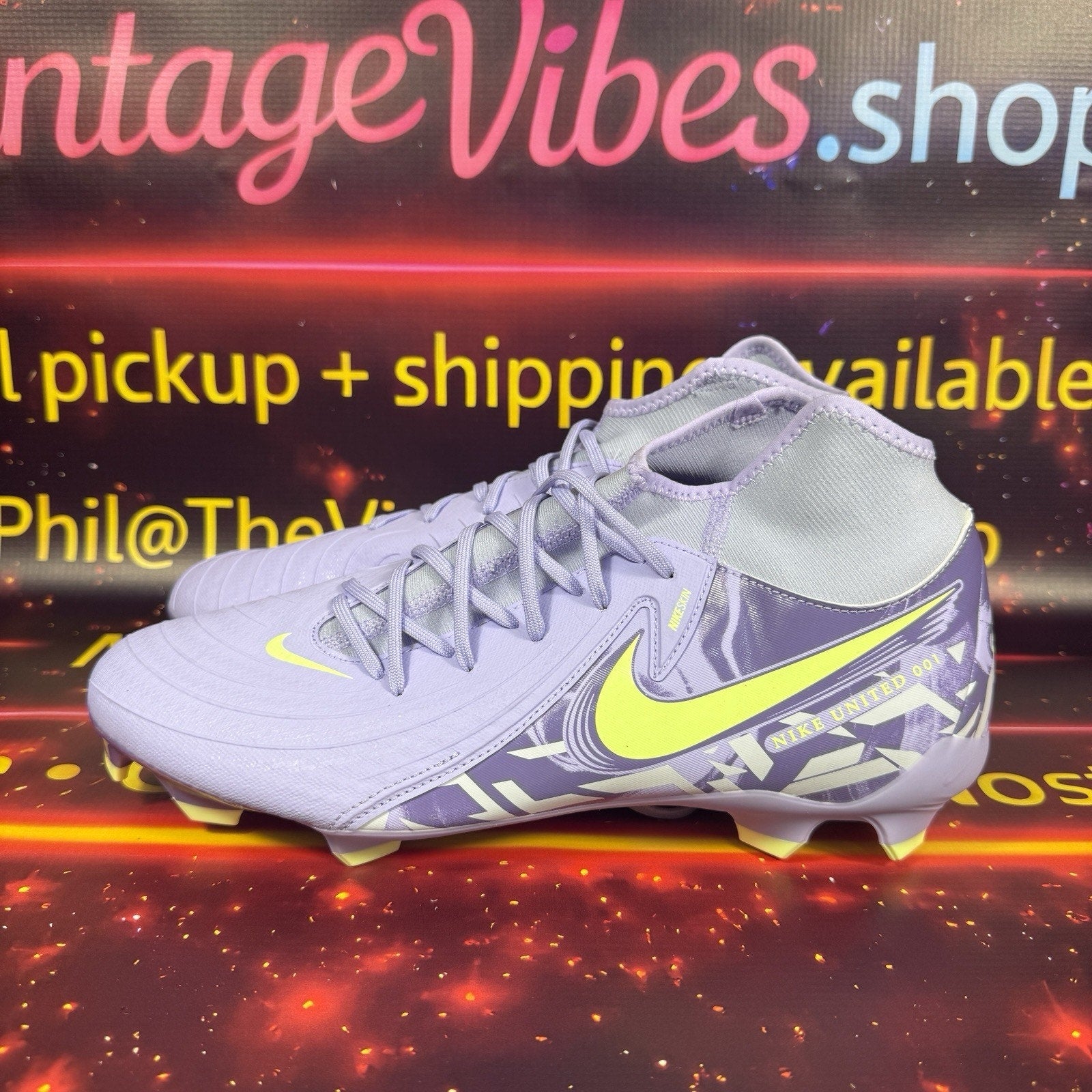 Nike Phantom Luna II Academy Purle FG/MG Soccer Cleat HF1598 500 Men Sz 11 New