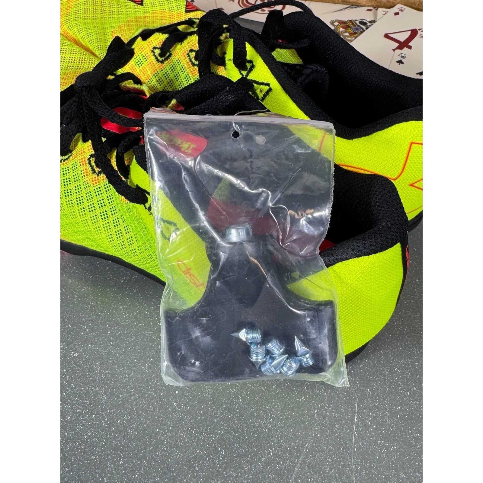 Under Armour UA Distanc Track Spikes Neon Volt Red Sz 11.5 3025460-300 Running